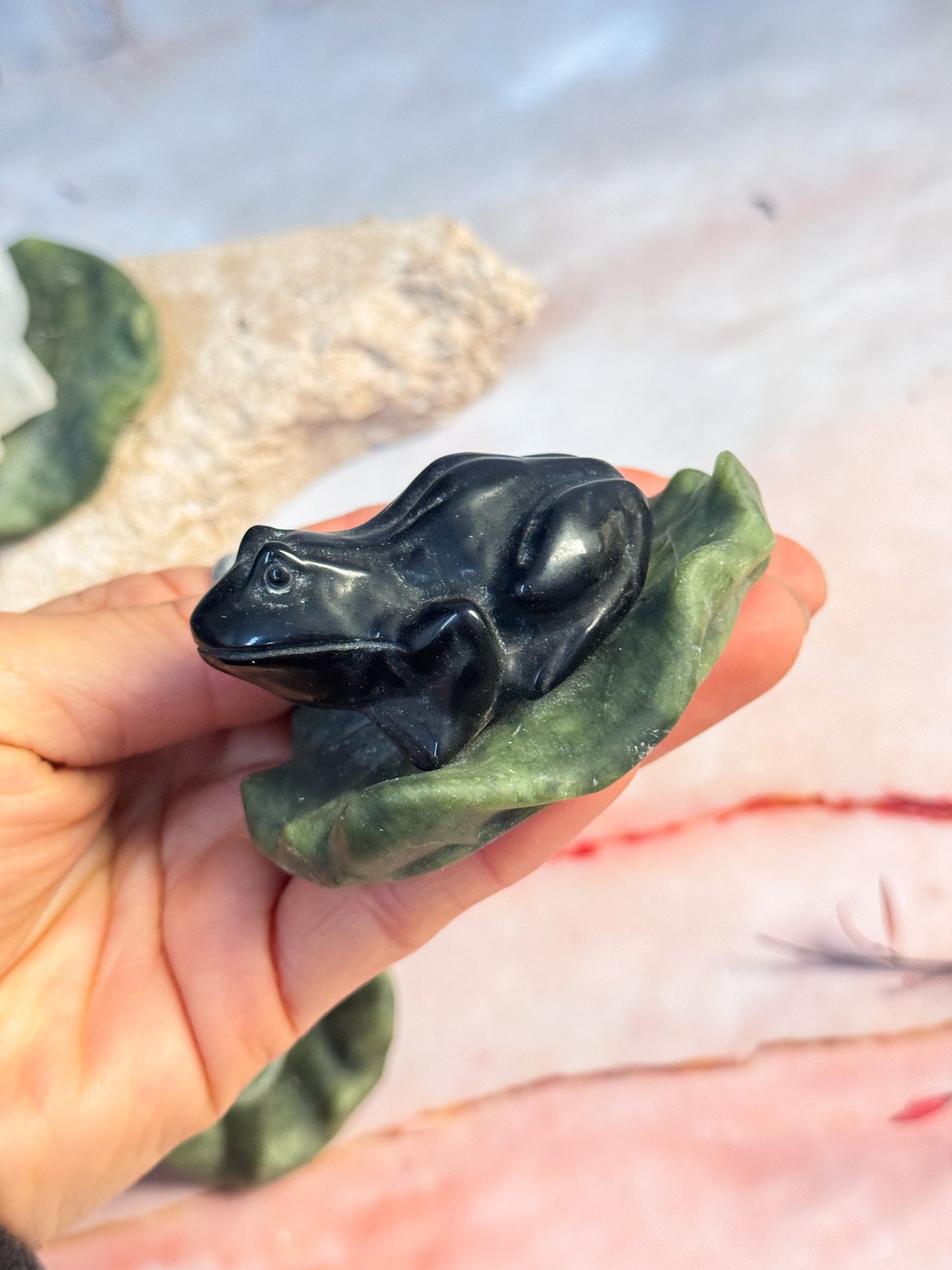 Frog Carvings