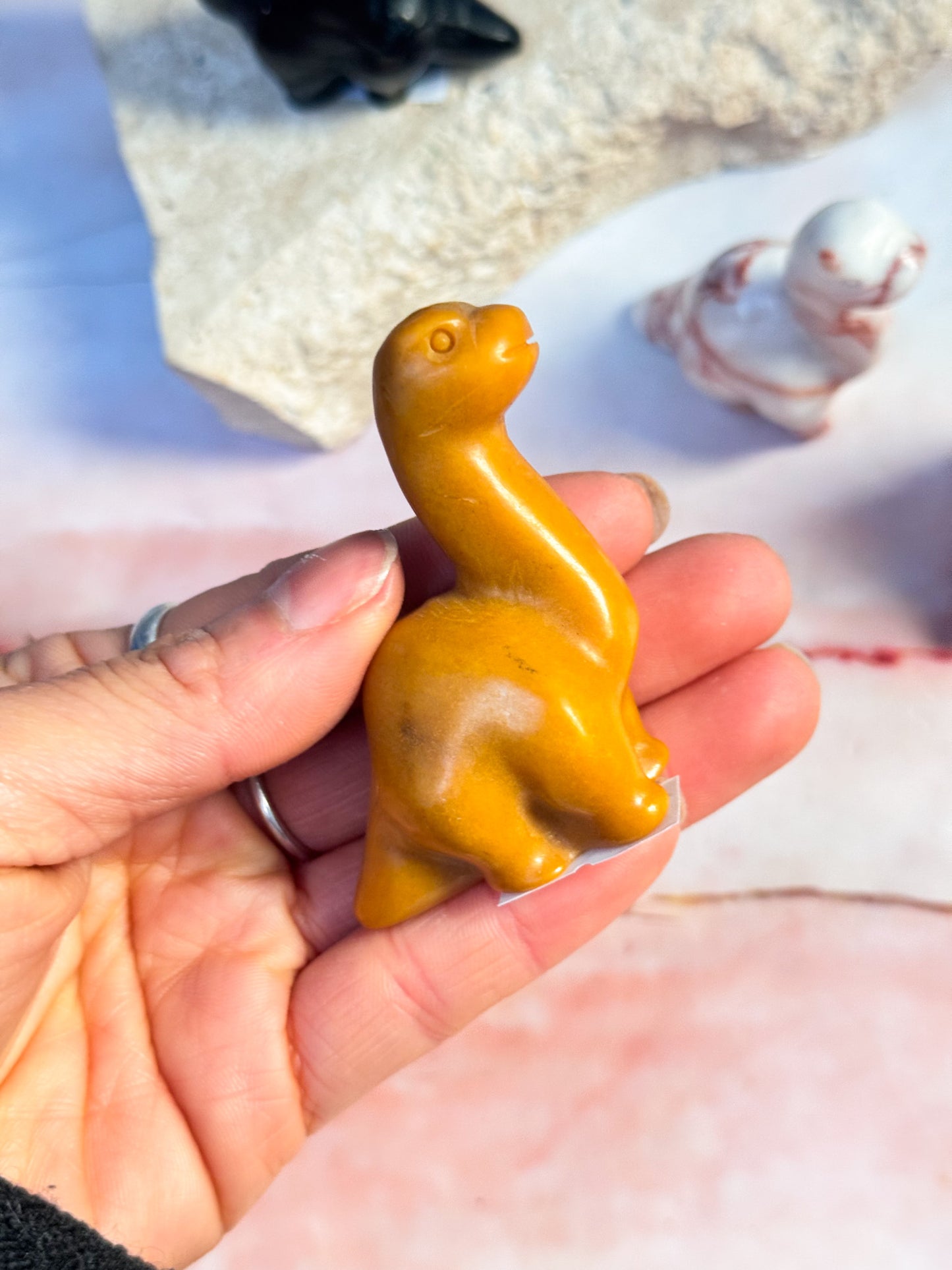 Crystal Dinosaur Carvings