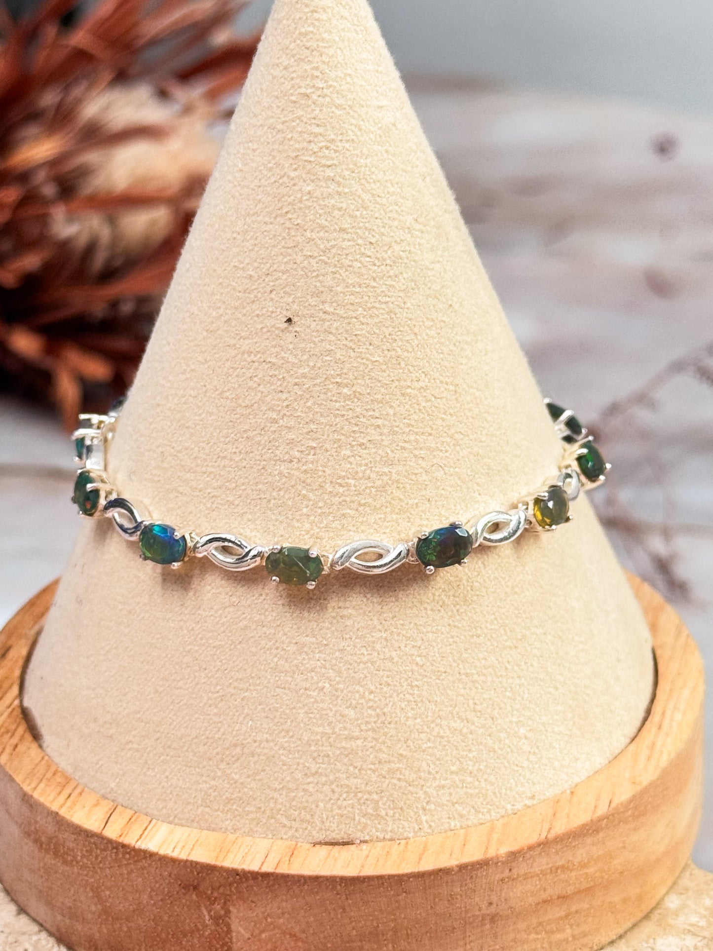 Black Ethiopian Opal Bracelets