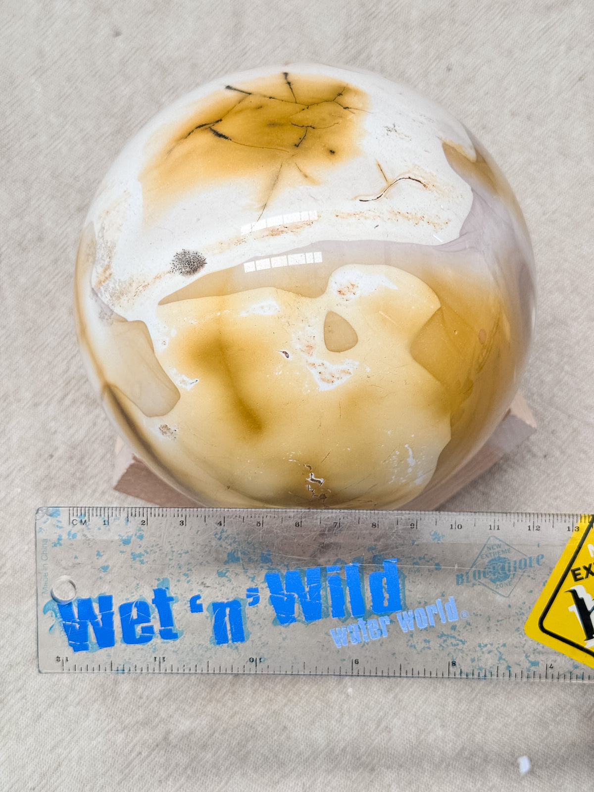 Large Yellow Mookaite Sphere