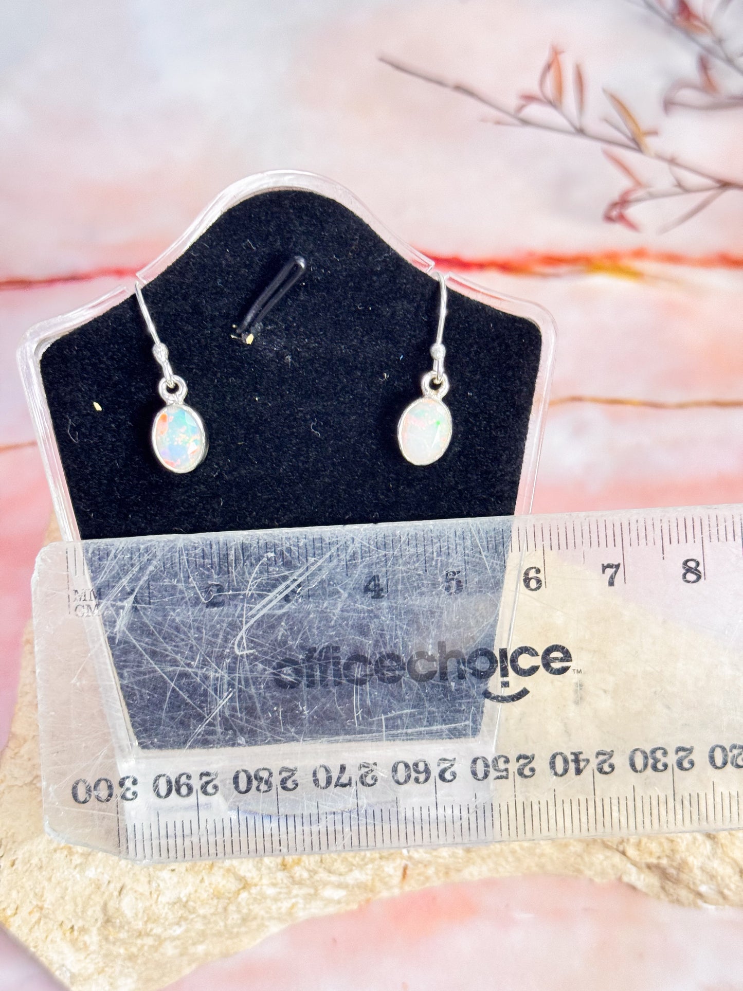 Ethiopian Opal Faceted Earrings