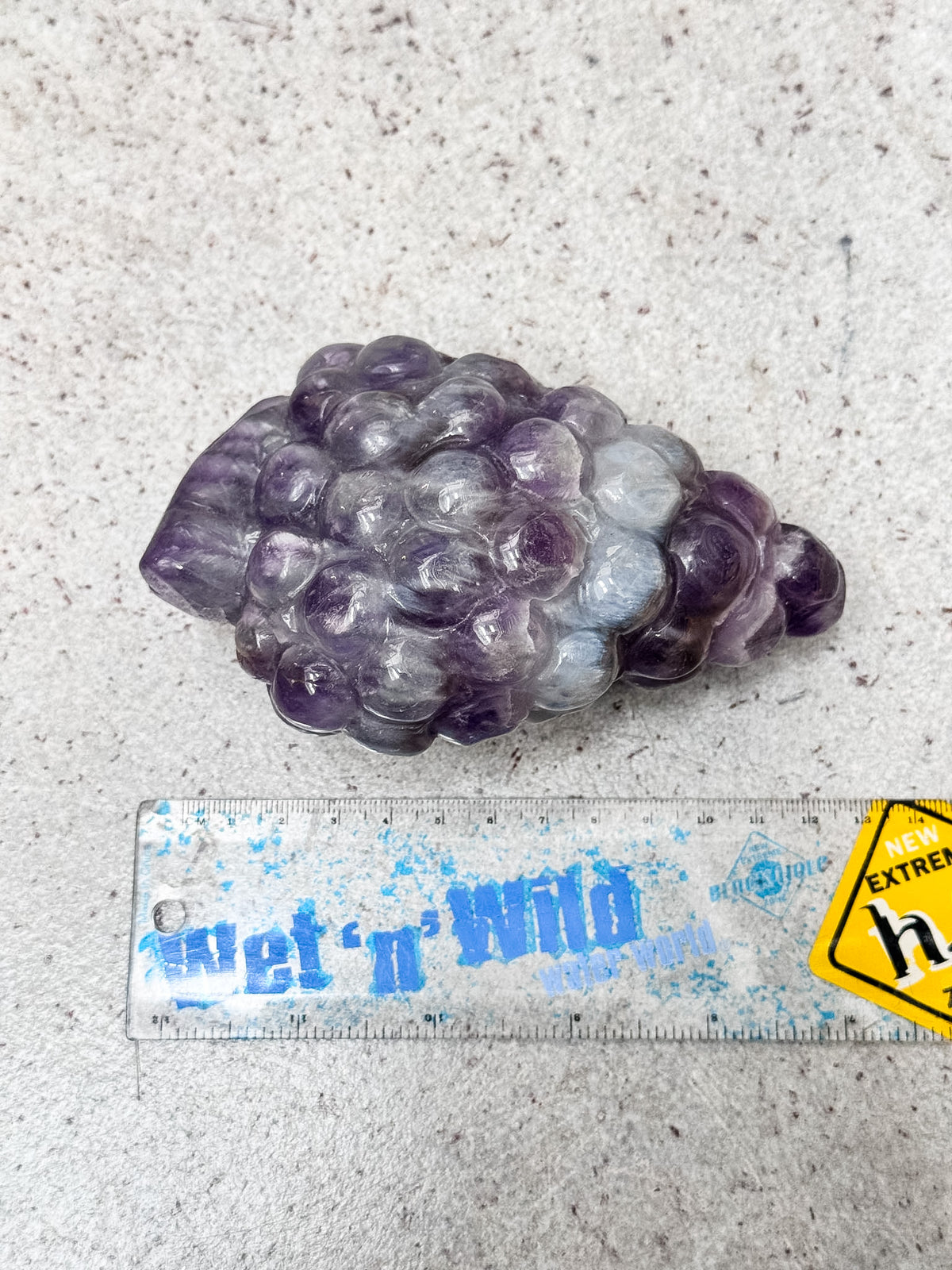Amethyst Grape Carving