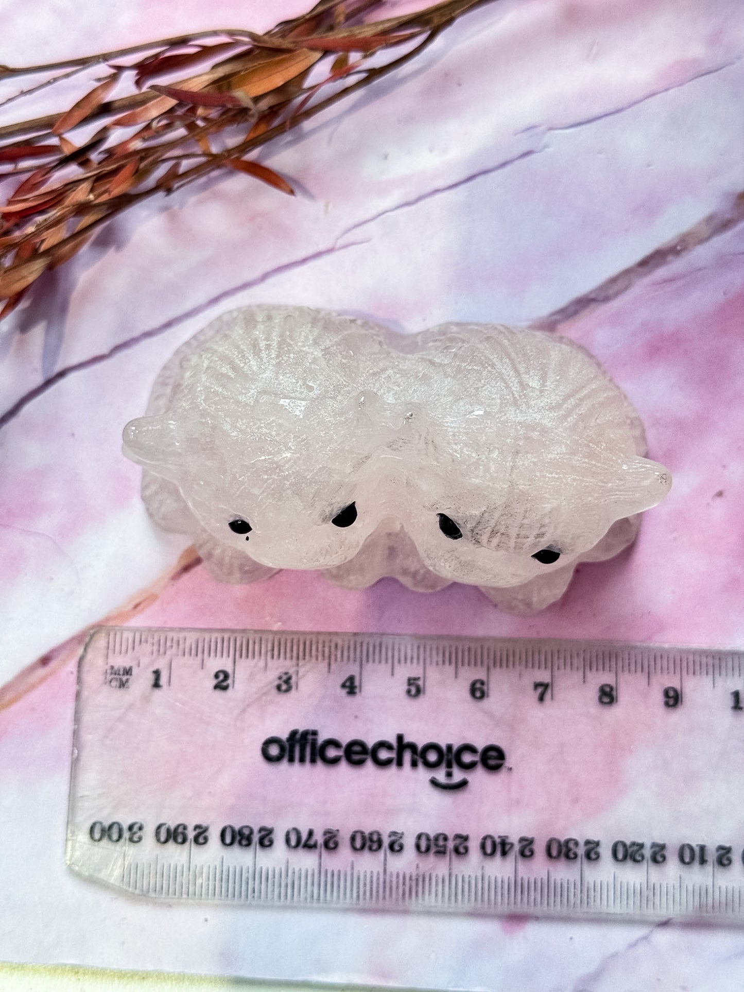 Rose Quartz Highland Cow Twins