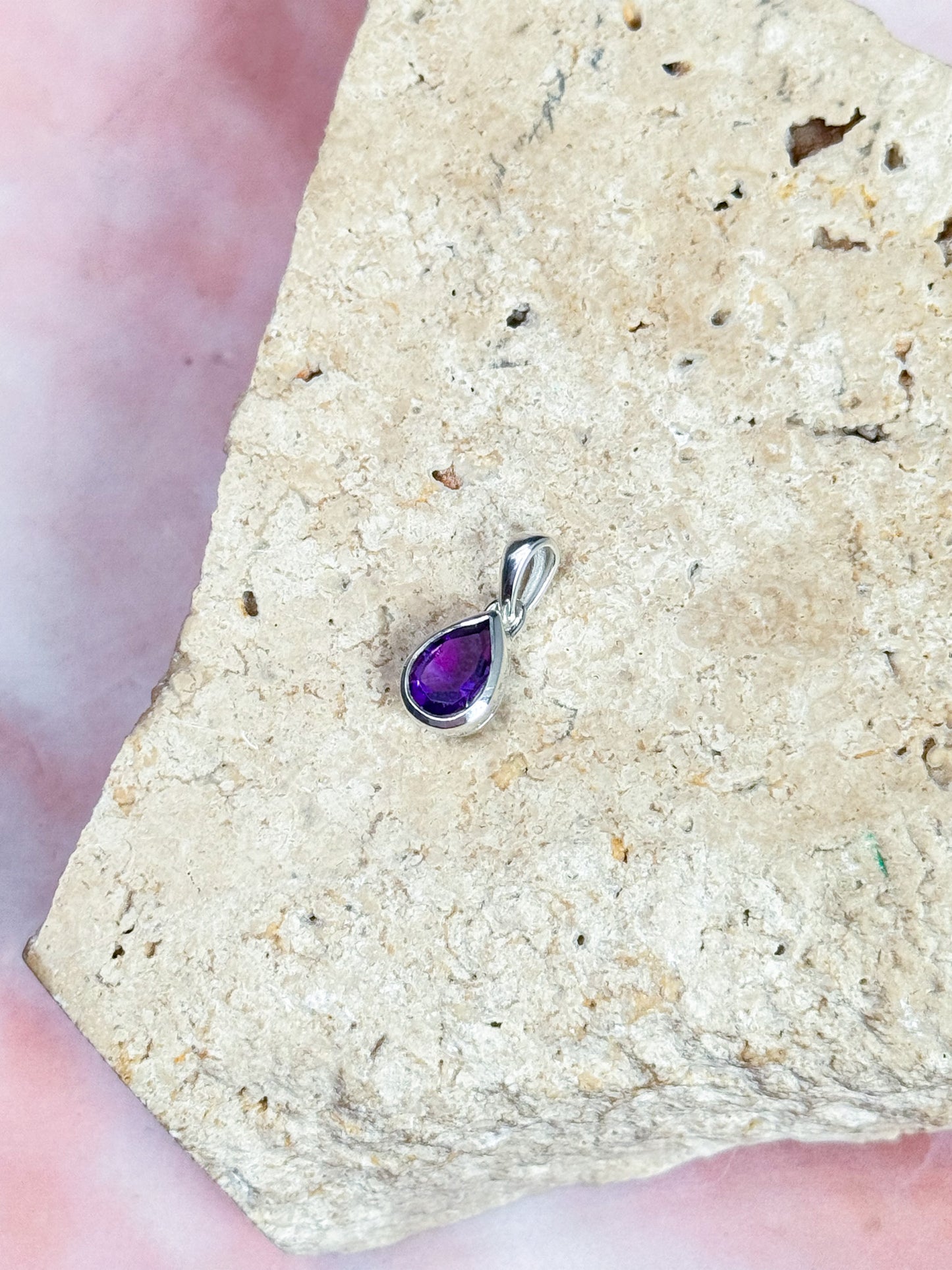 Dainty Amethyst Pendants
