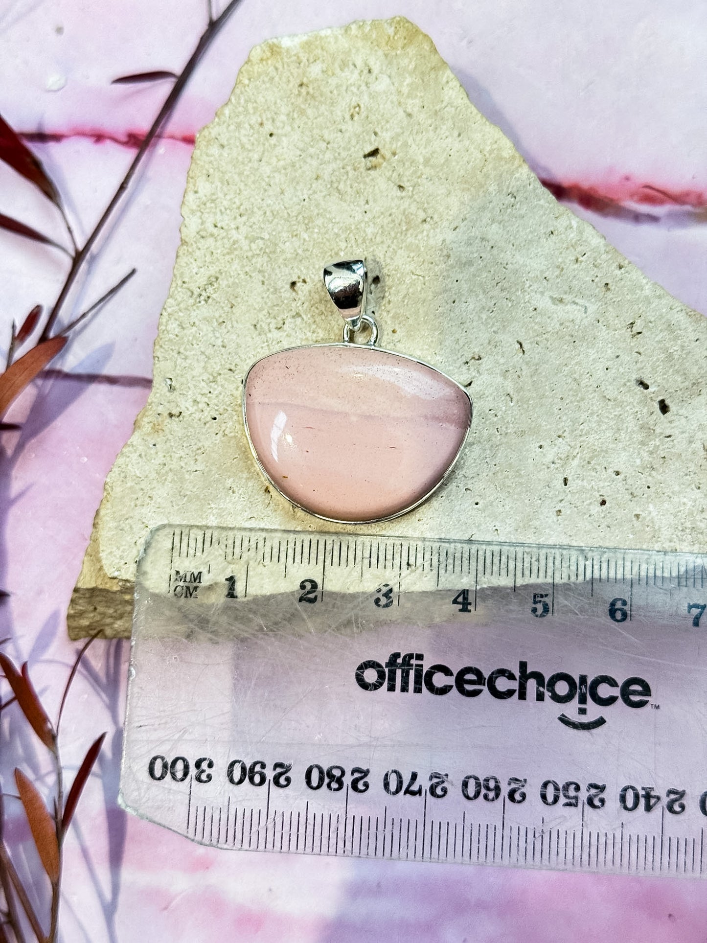 Australian Pink Opal Pendant