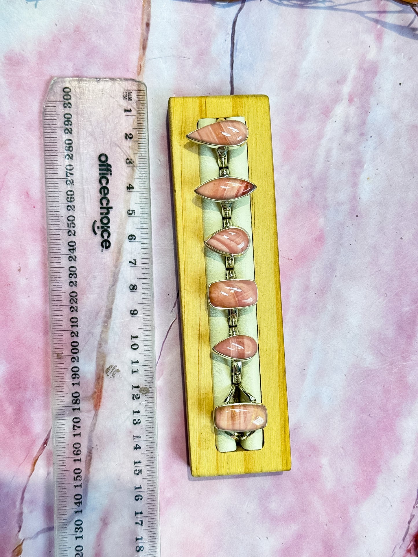Austalian Pink Opal Rings