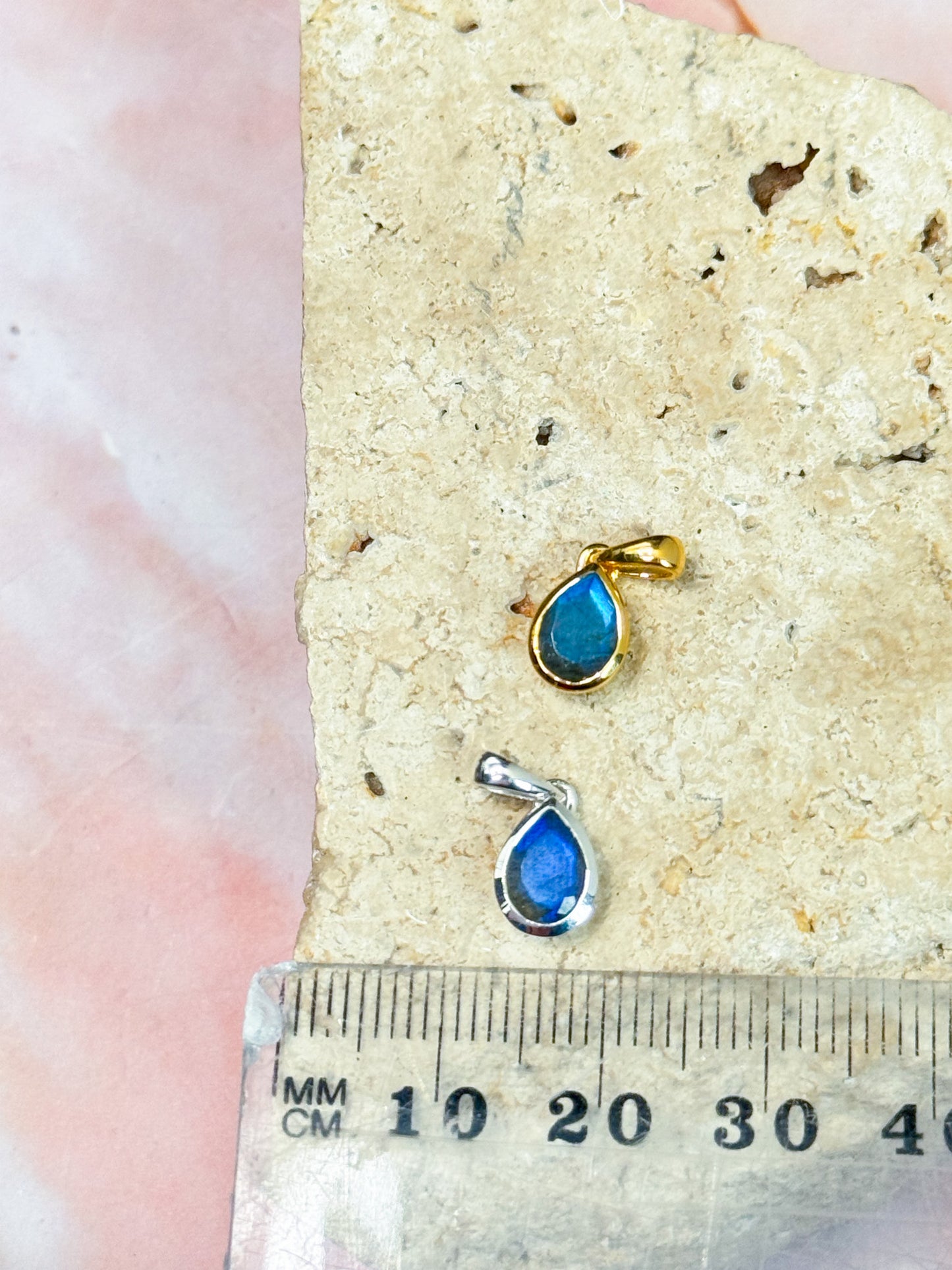 Dainty Labradorite Pendants