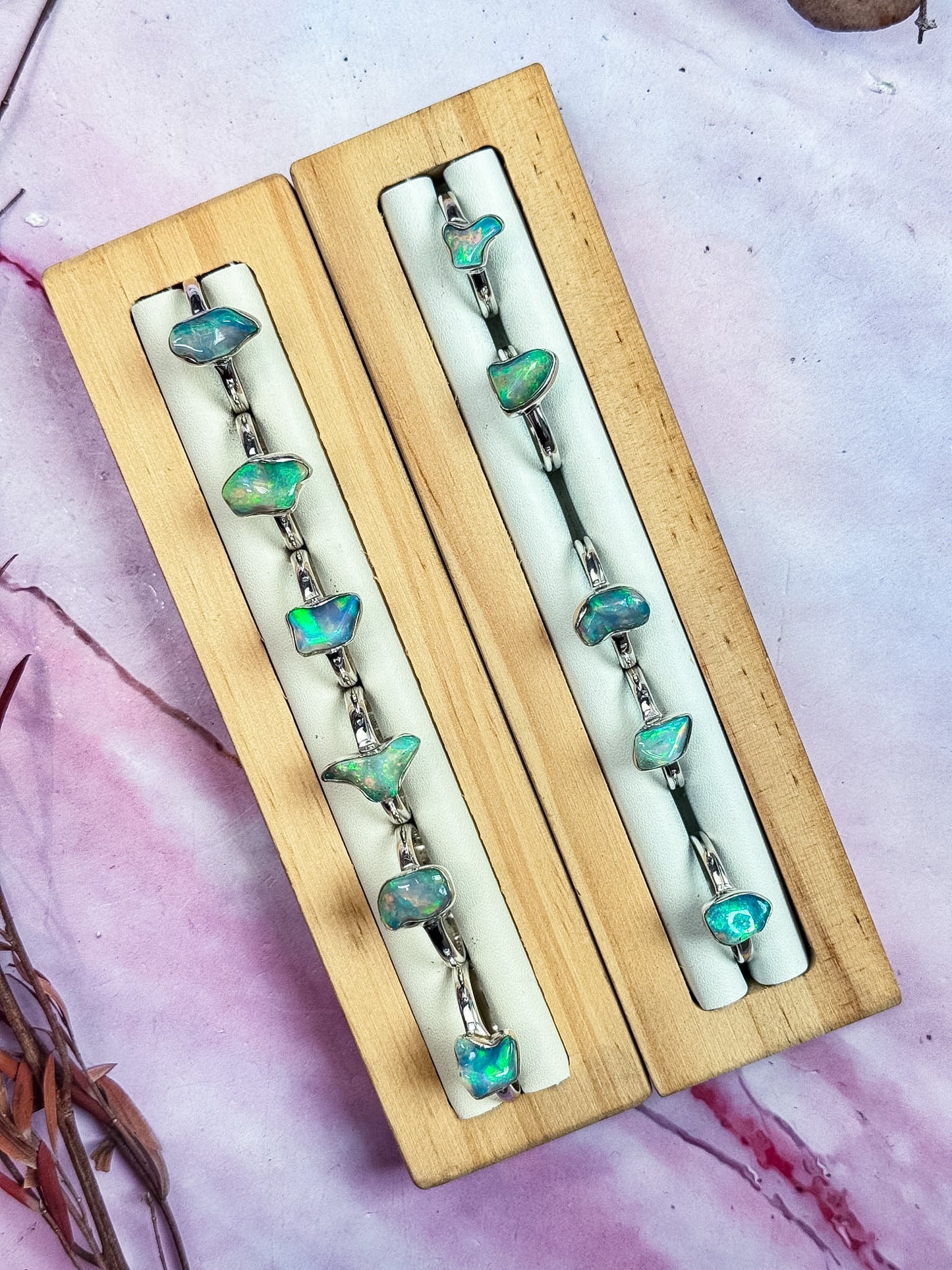 Ethiopian Opal Freeform Rings