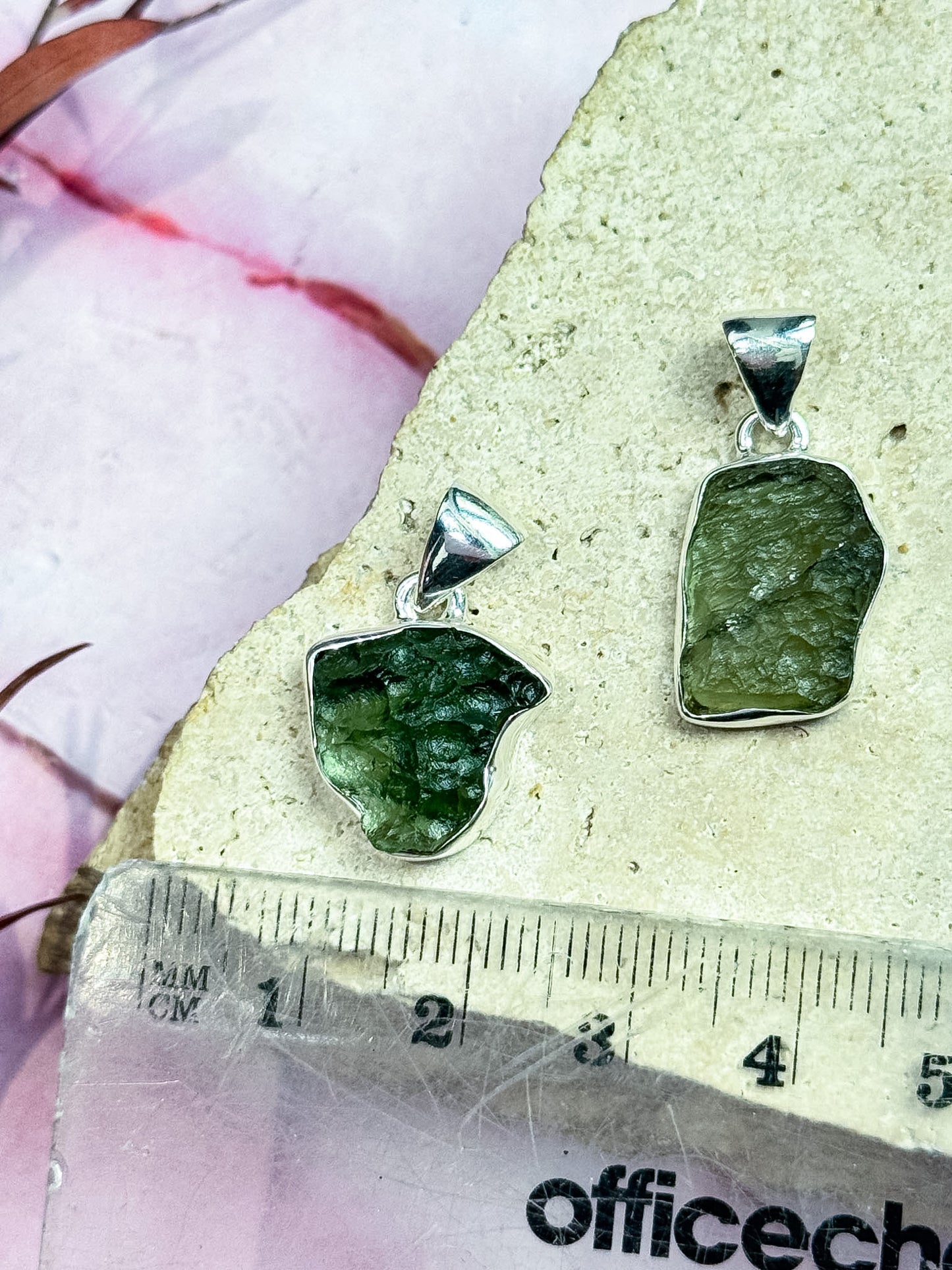 Moldavite Pendants
