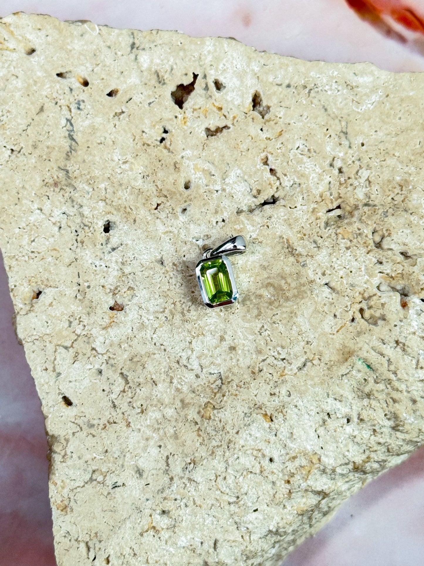 Dainty Peridot Pendants (Drop 3)