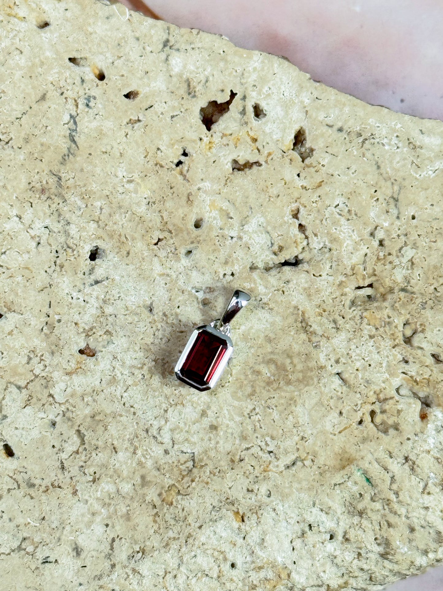 Dainty Garnet Pendants (Drop 3)