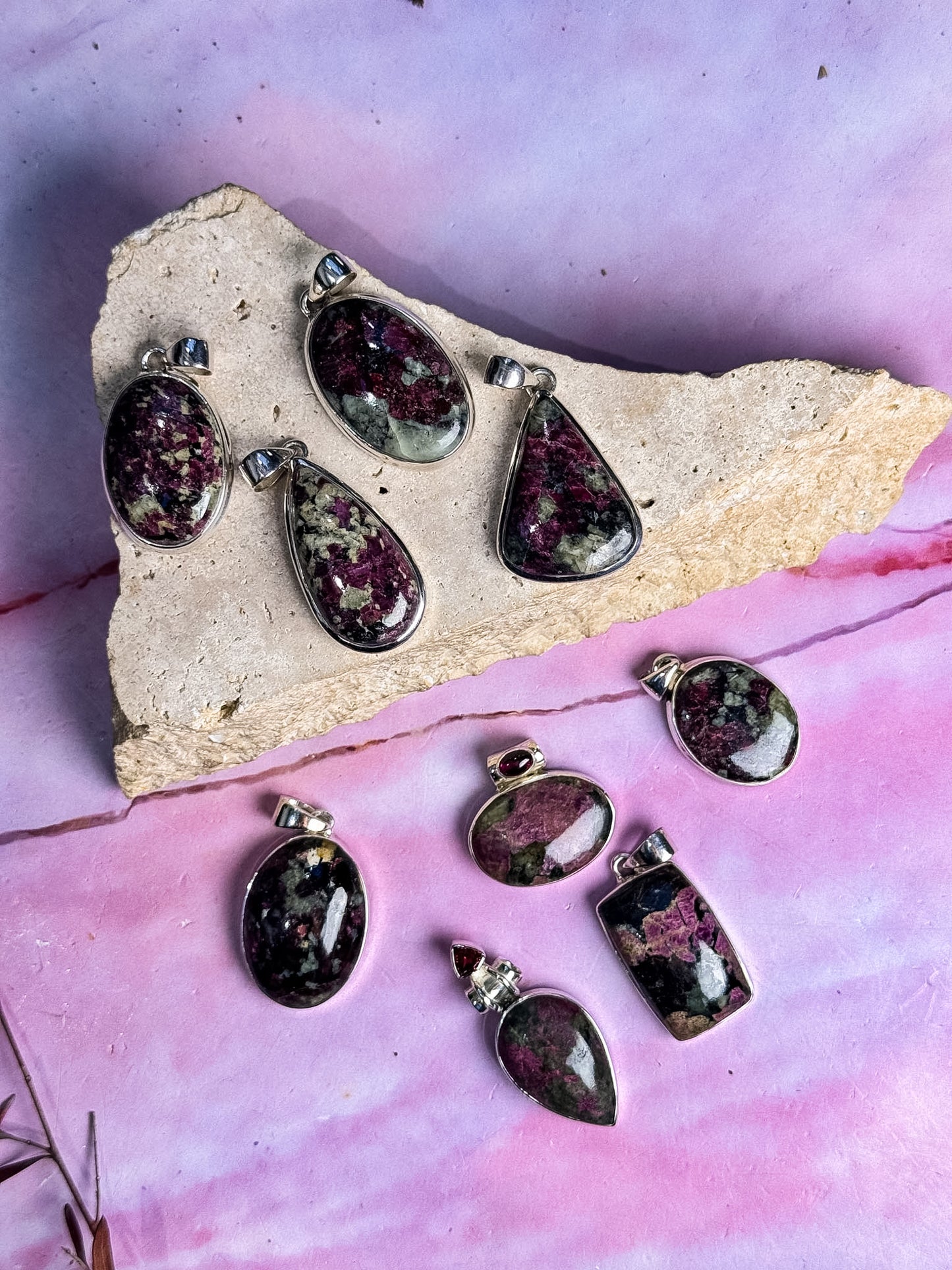 Eudiyalite Pendants