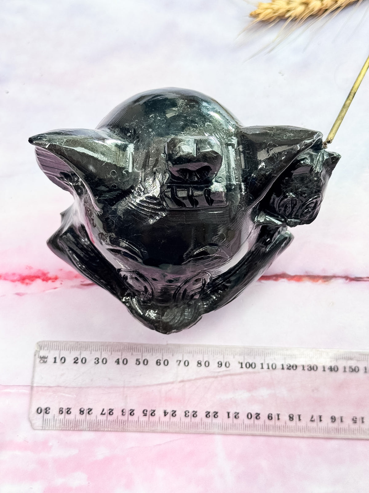 Black Jasper Tom and Jerry Carving