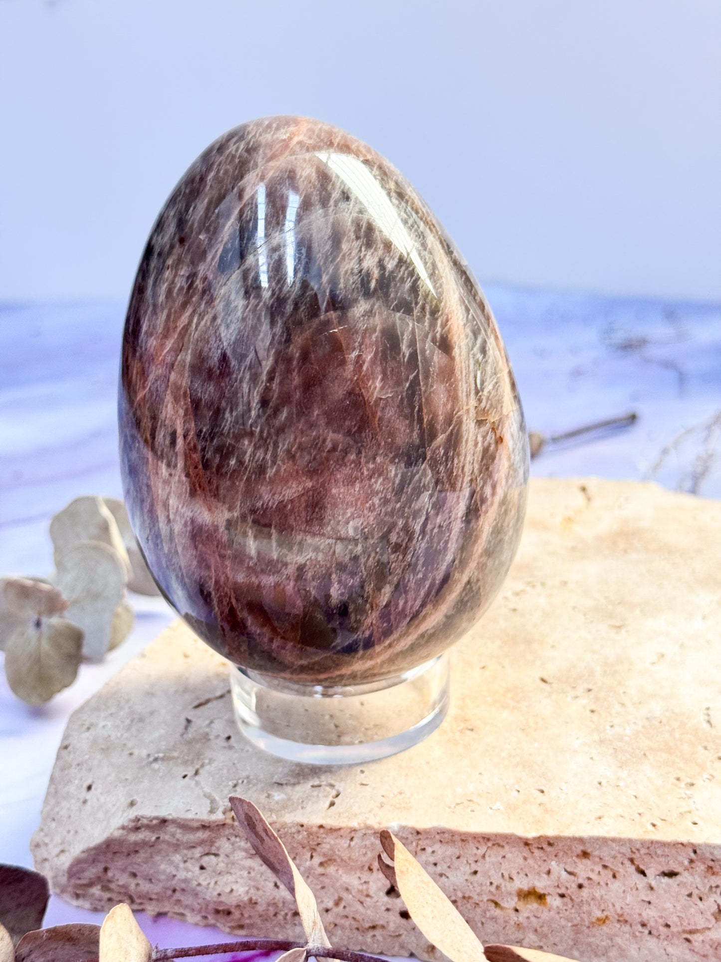 Black Moonstone Egg