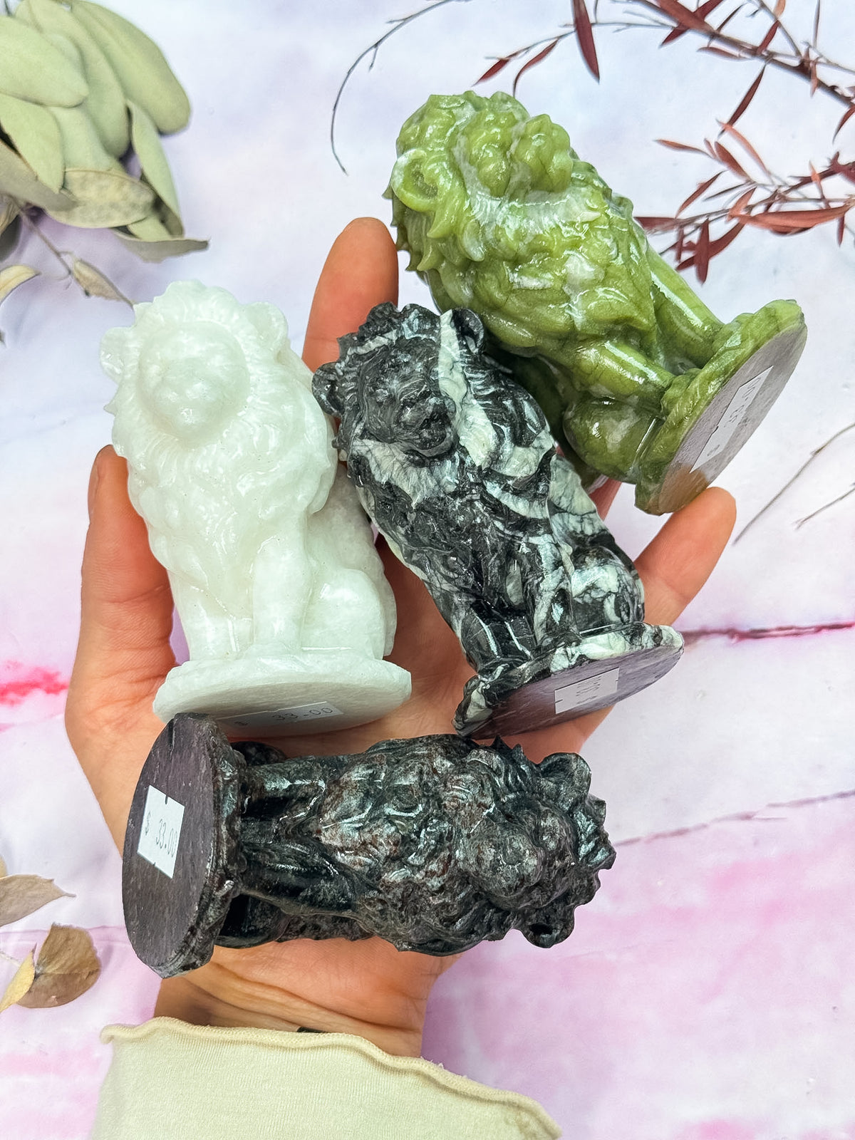 Winged Lion Carvings