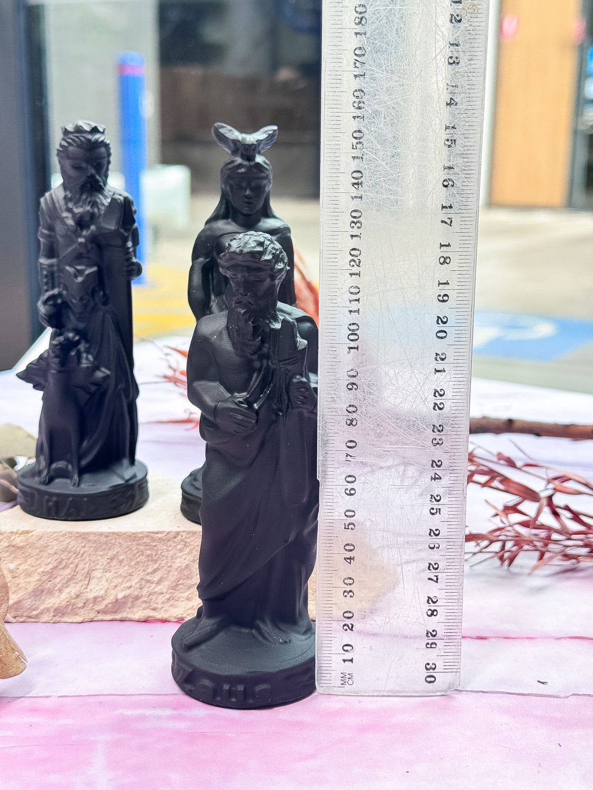Obsidian God Carvings