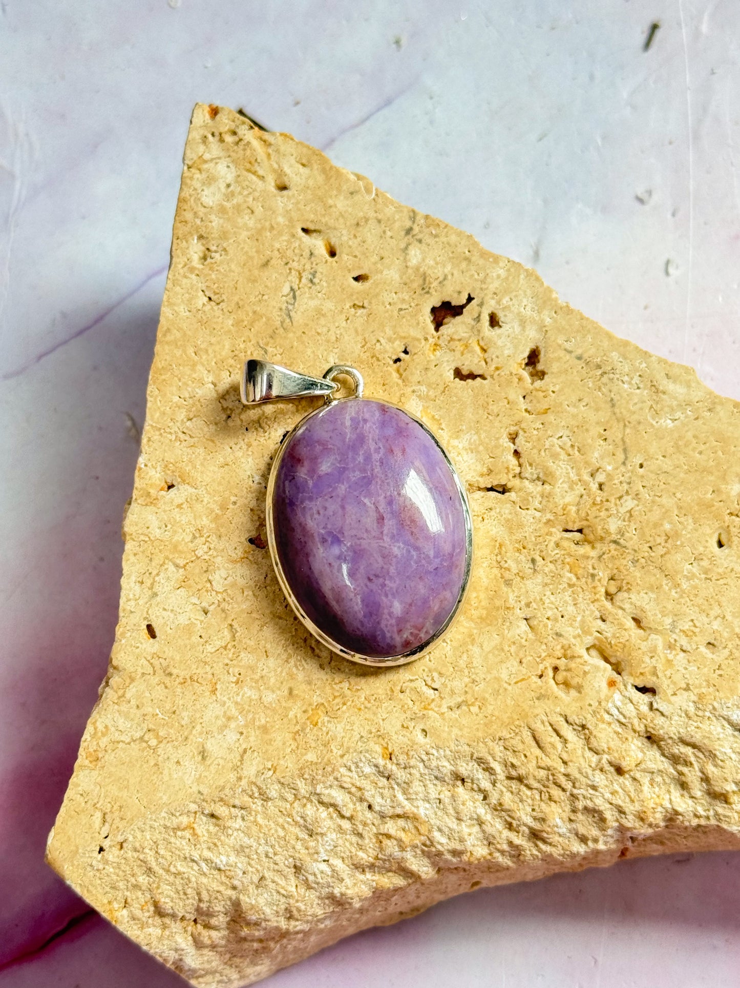Lavendar Jade Pendants