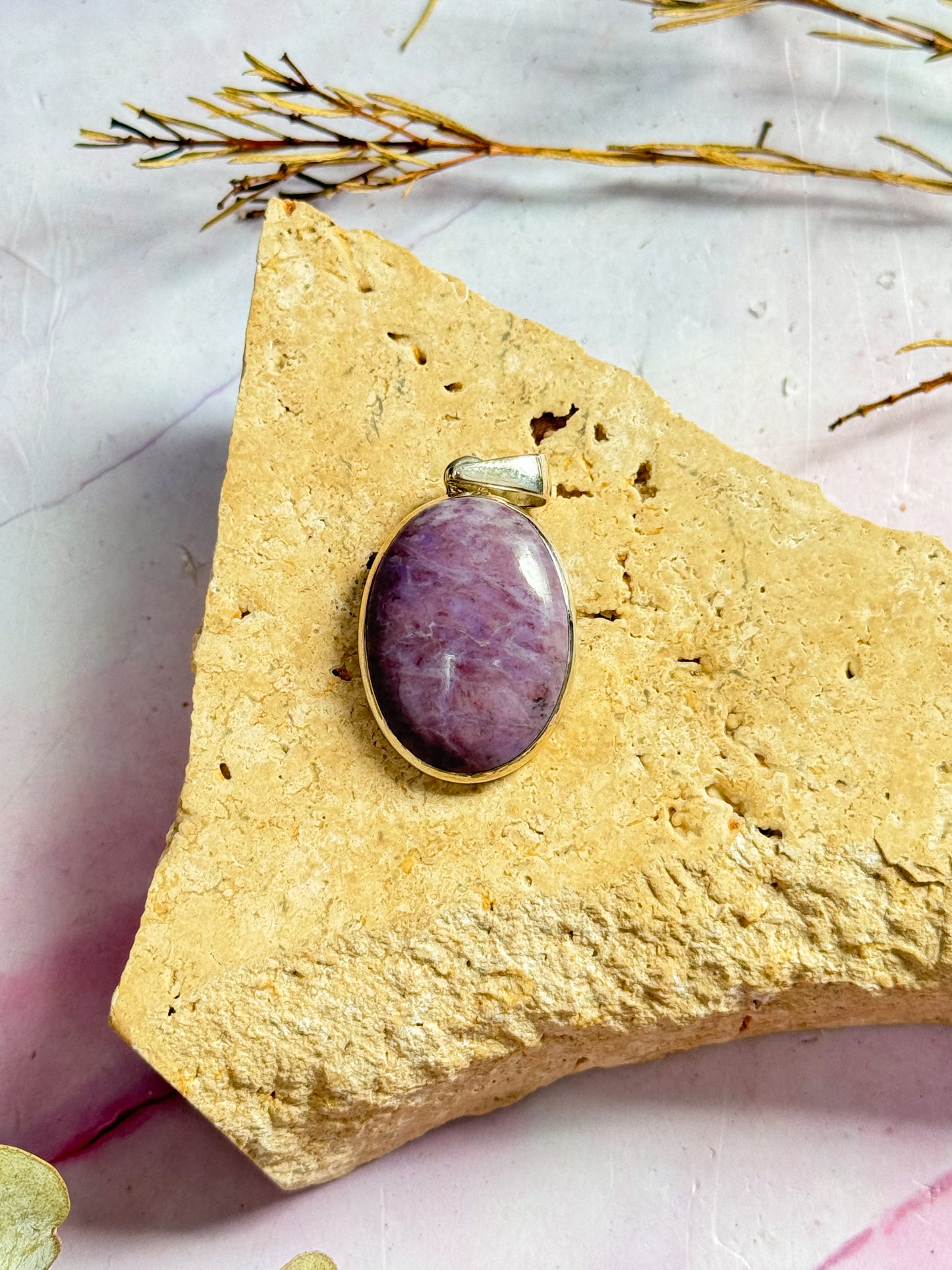 Lavendar Jade Pendants