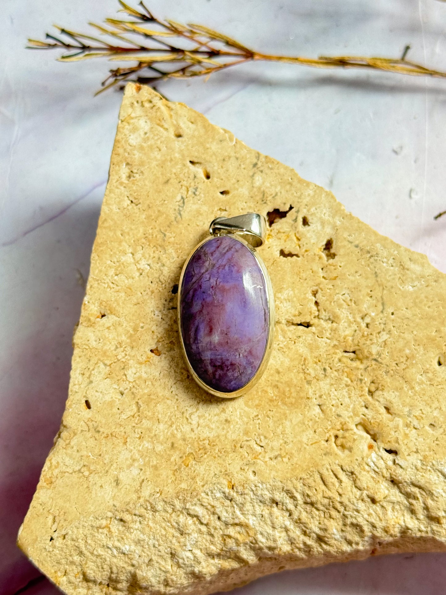 Lavendar Jade Pendants