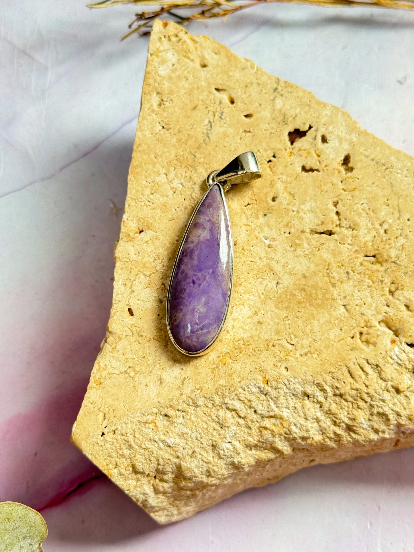 Lavendar Jade Pendants