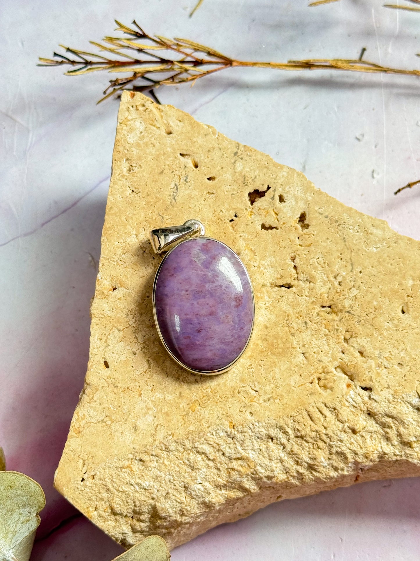 Lavendar Jade Pendants