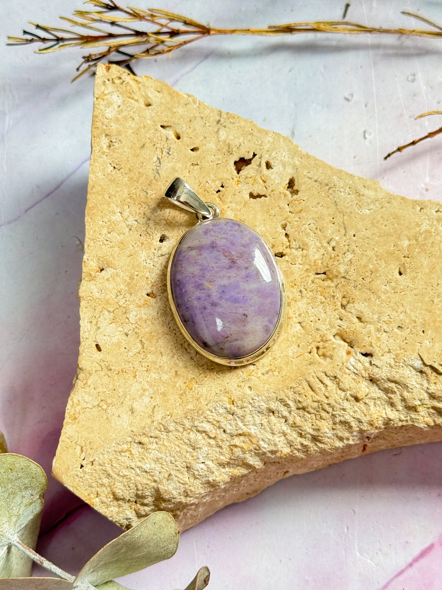 Lavendar Jade Pendants