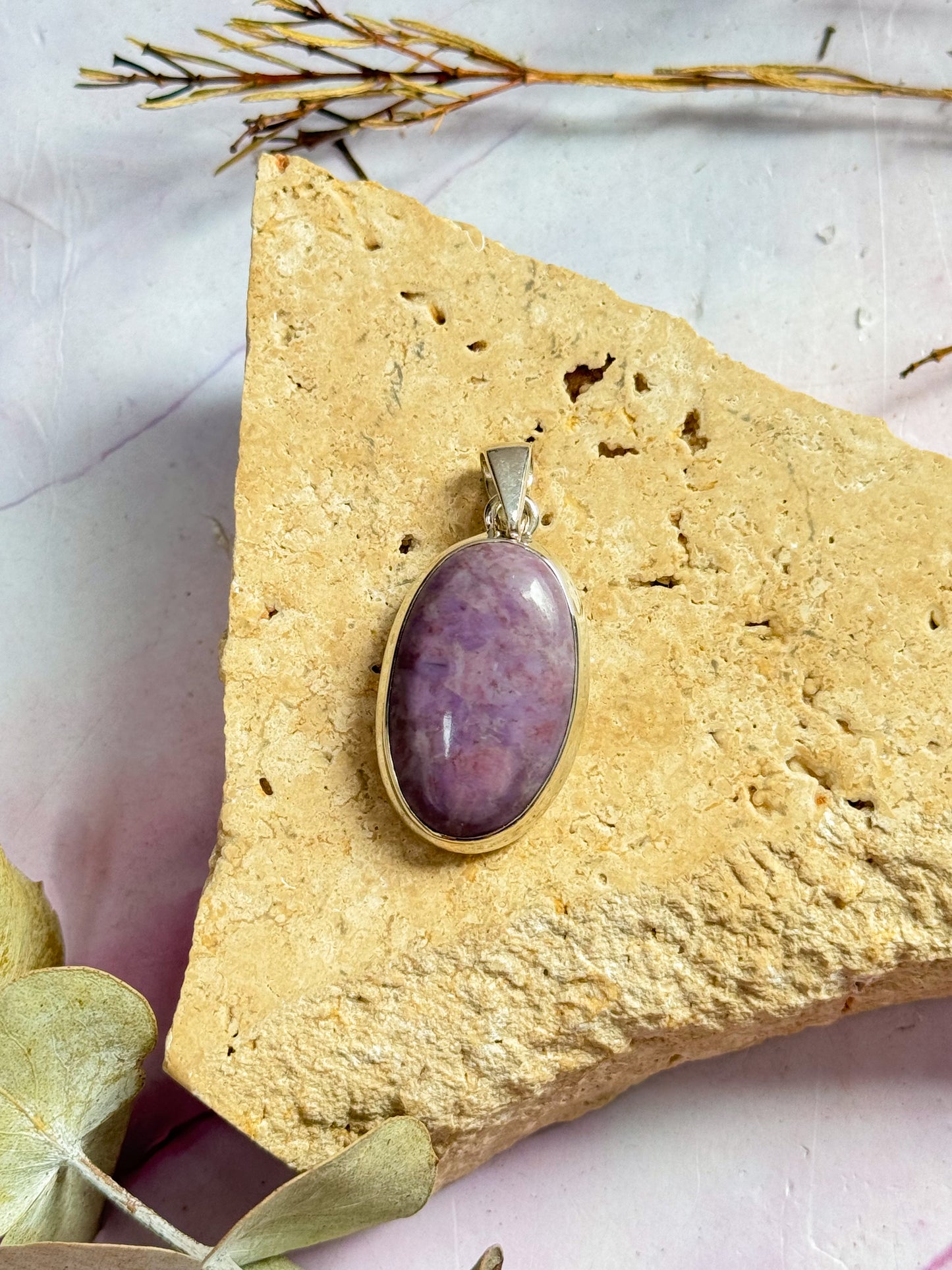 Lavendar Jade Pendants