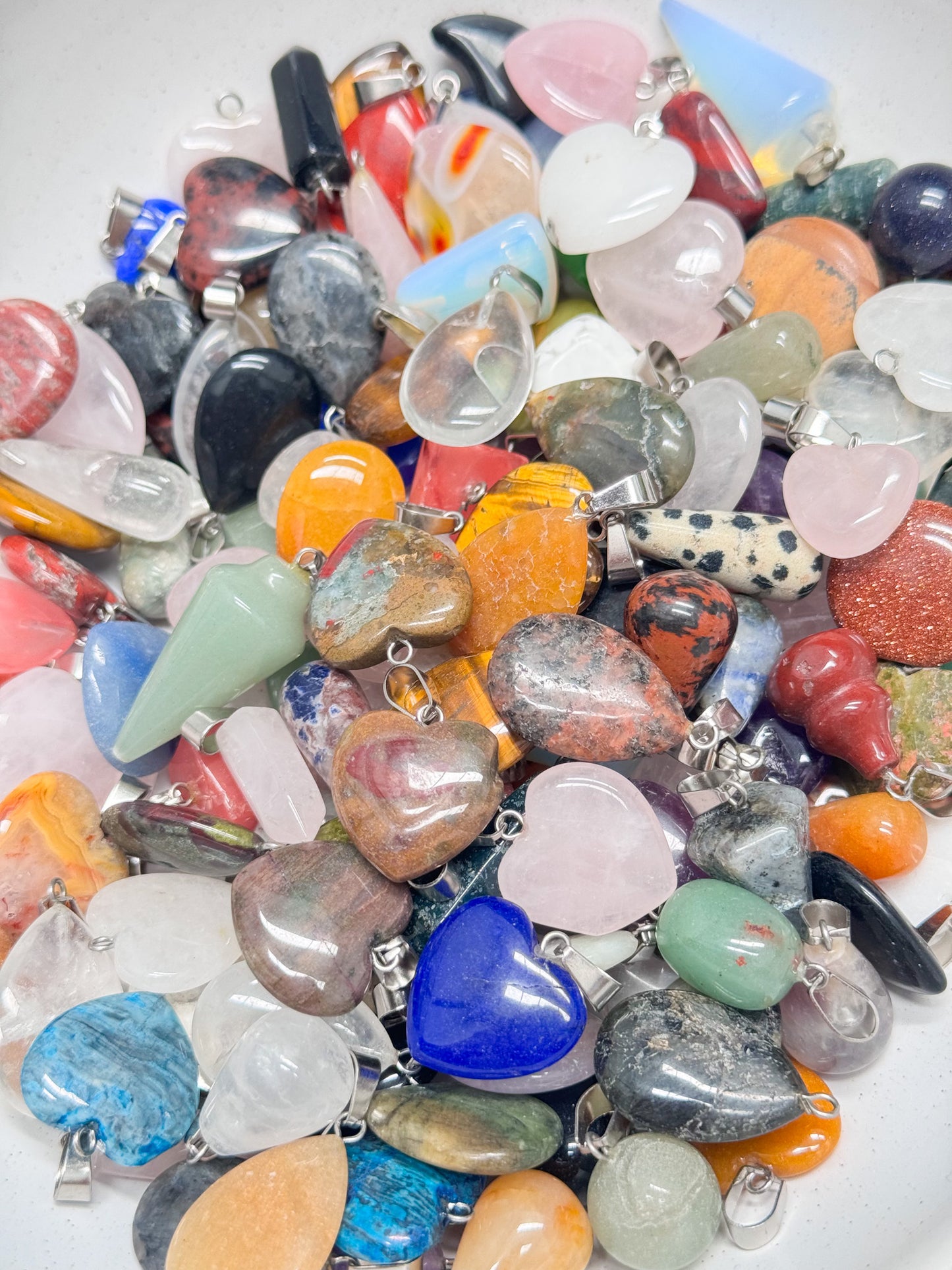 Mixed Crystal Pendants