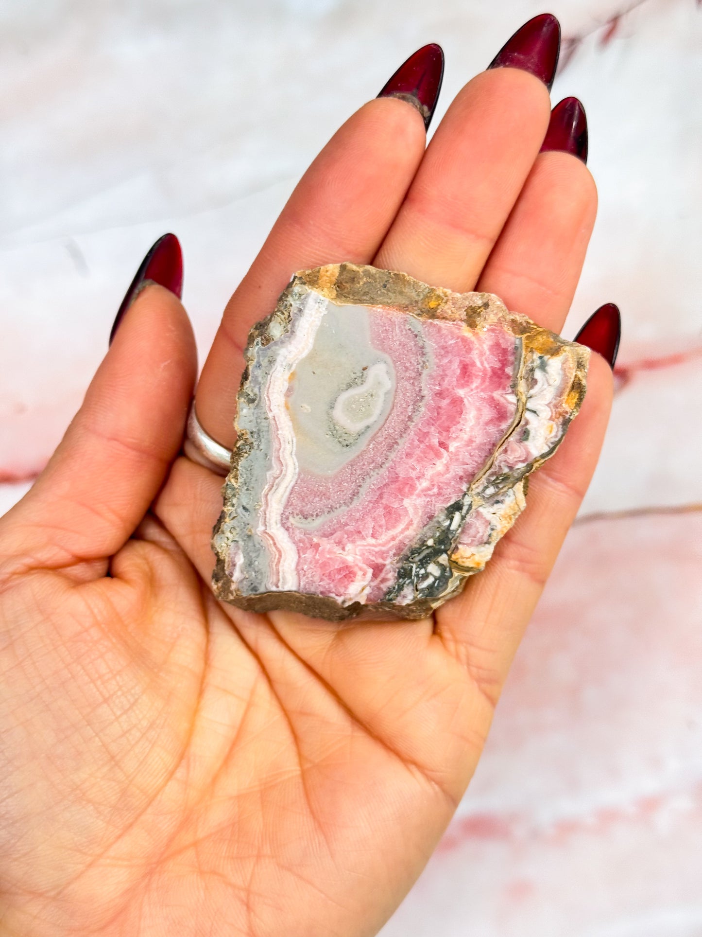 Rhodochrosite Slices