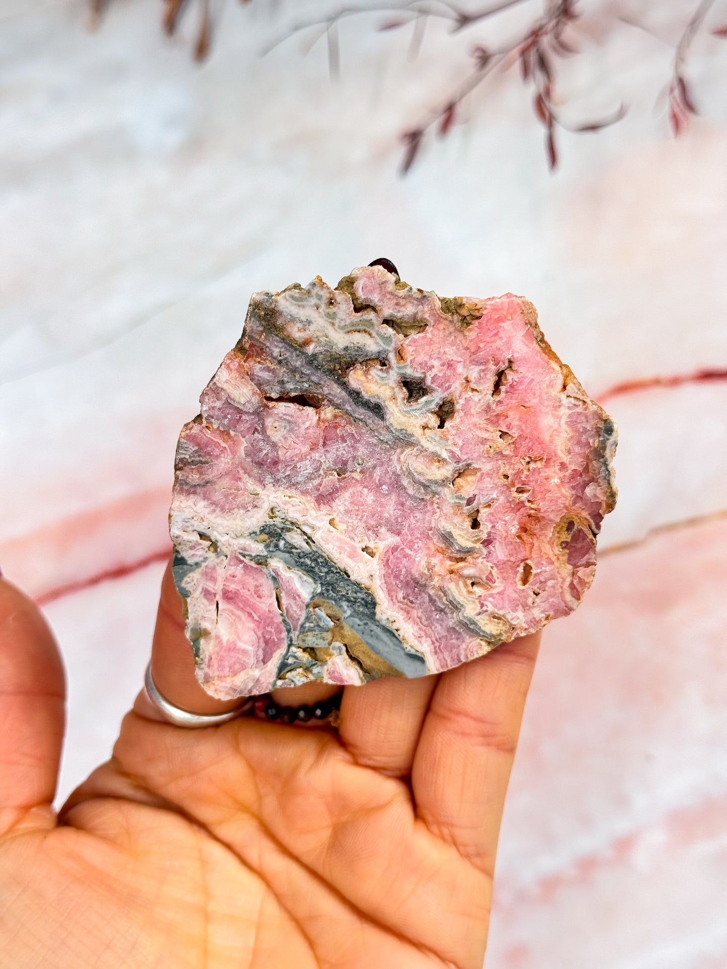 Rhodochrosite Slices