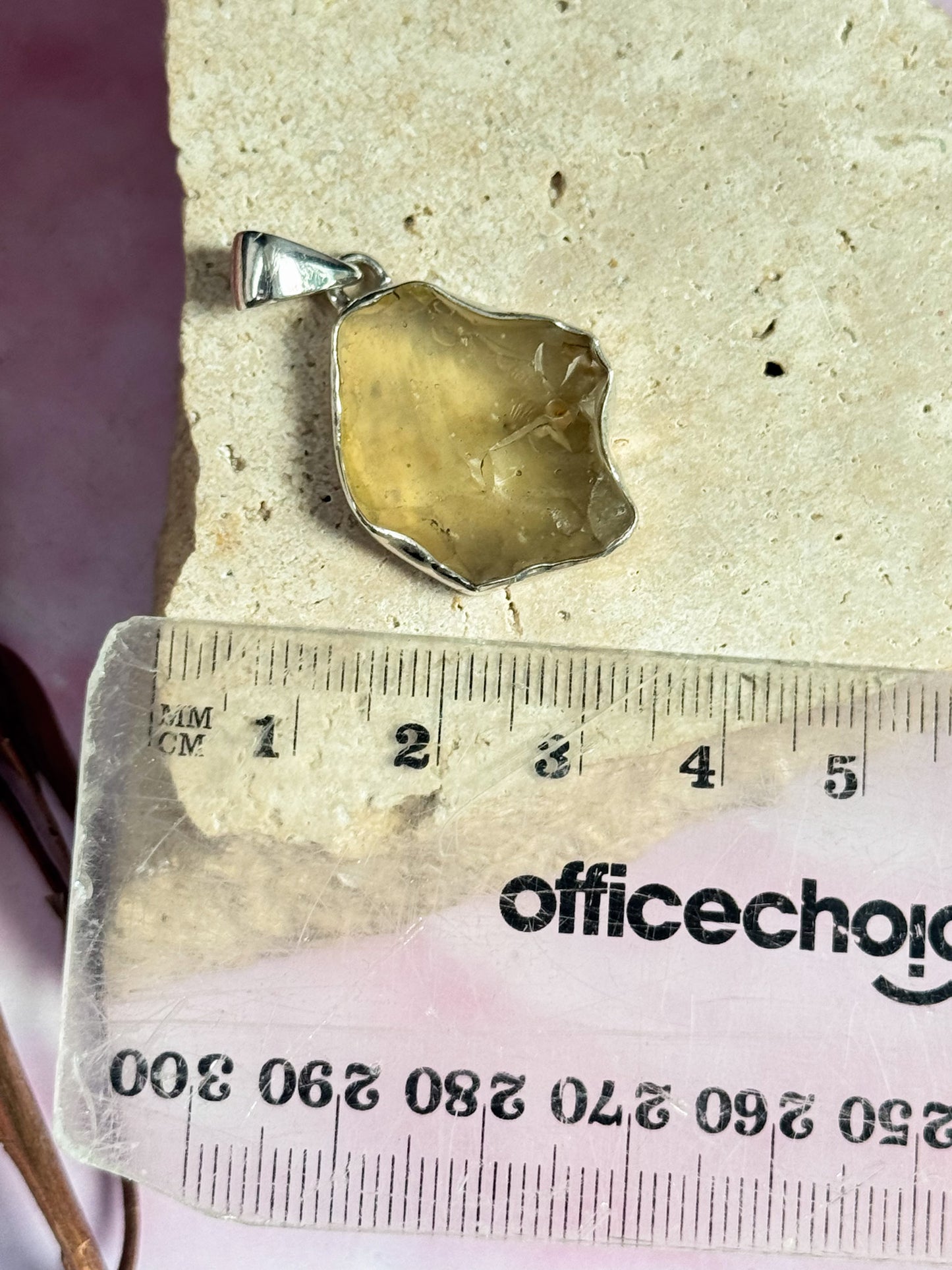 Libyan Desert Glass Pendants