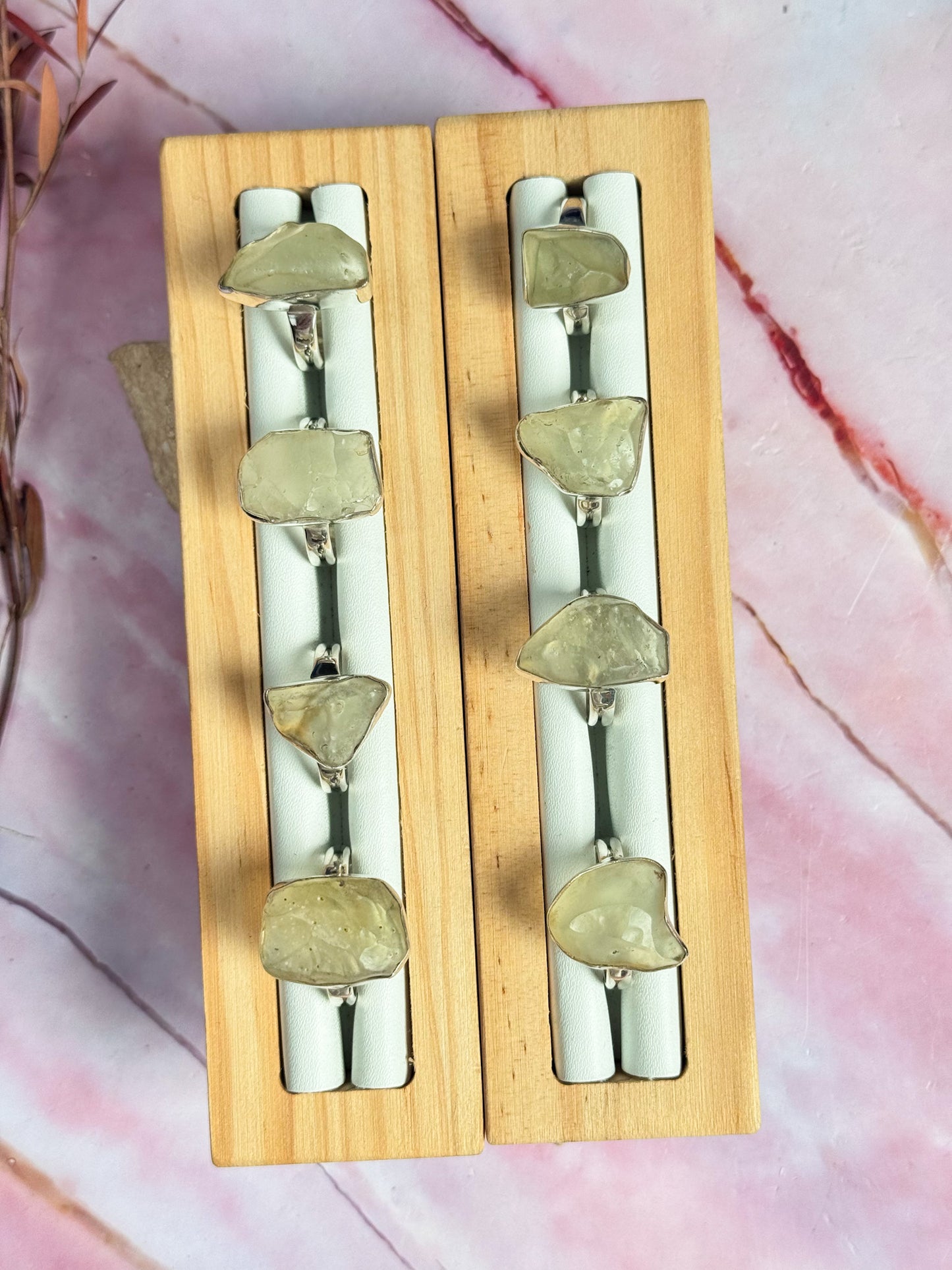 Libyan Desert Glass Rings