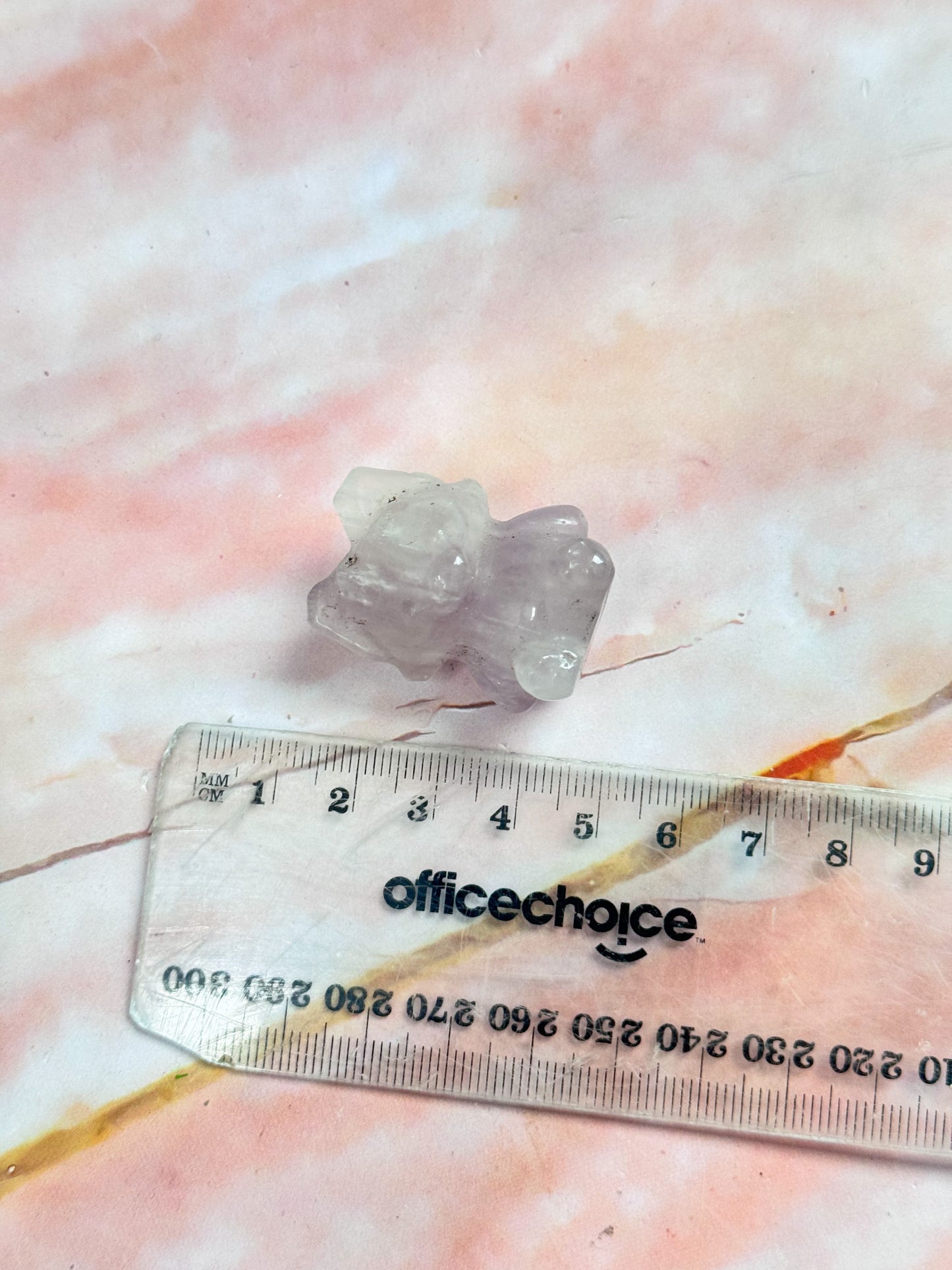 Crystal Raccoon Carvings