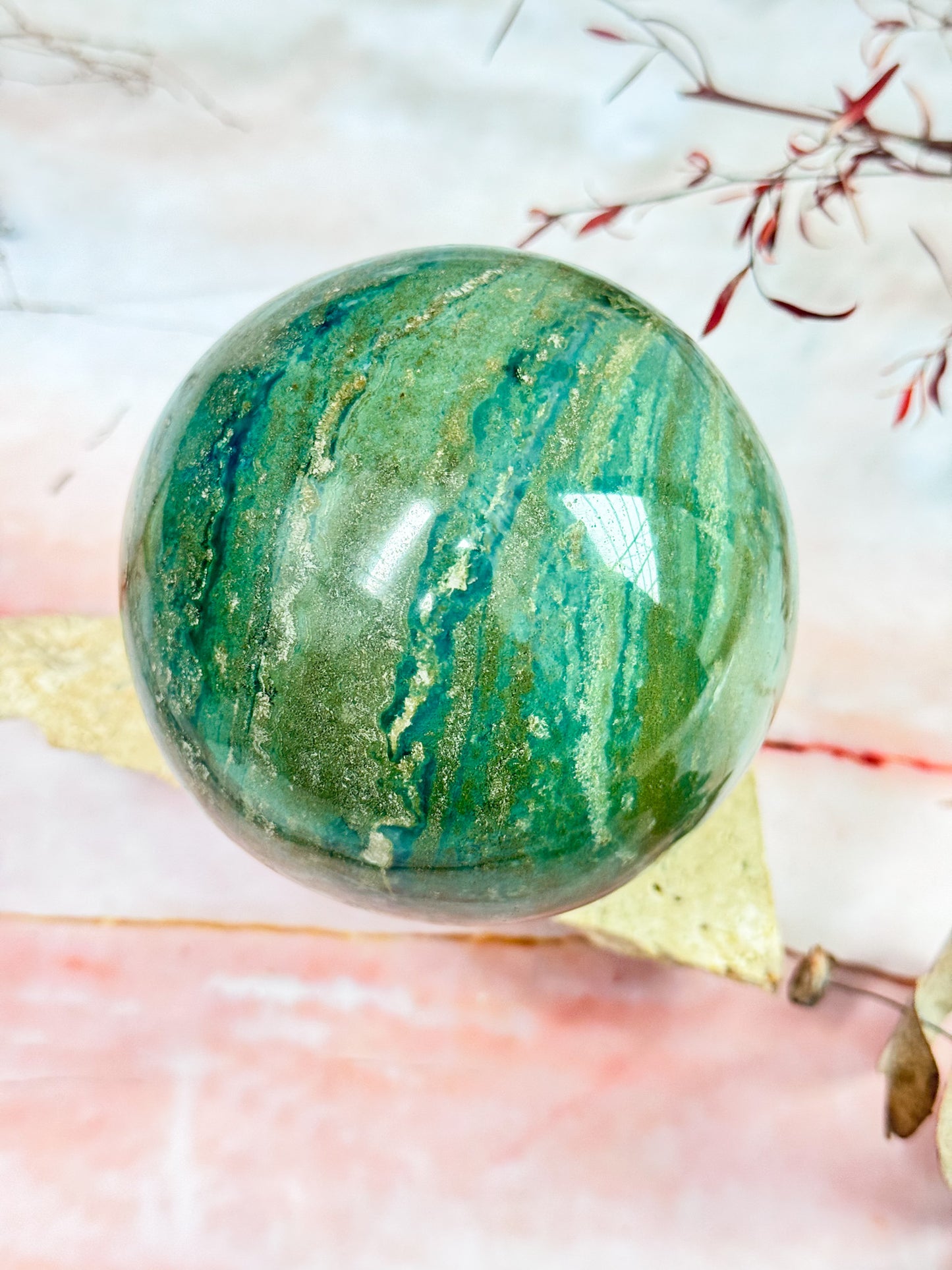 Ocean Jasper Sphere