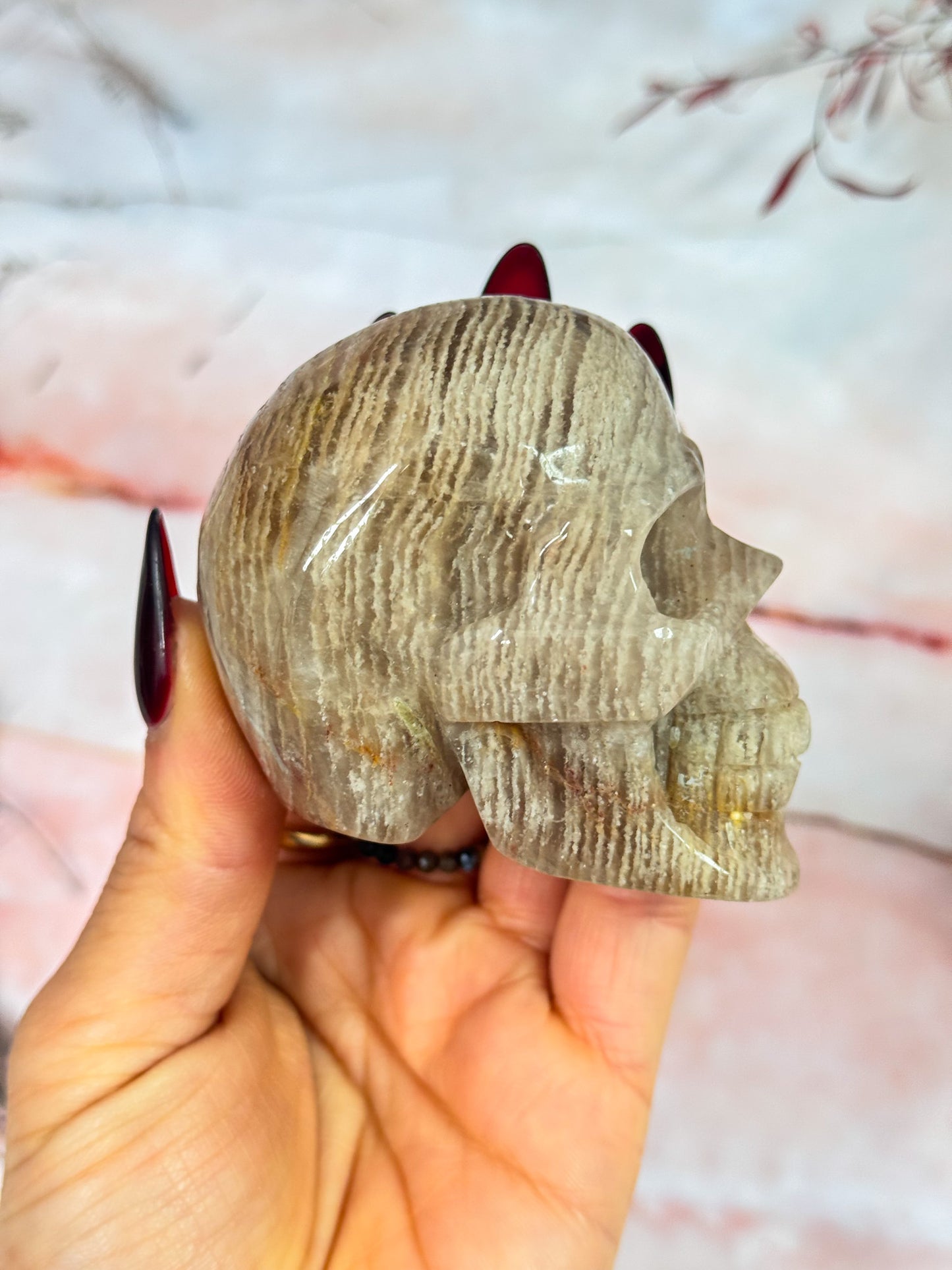 Thousand Layer Garden Quartz Skulls