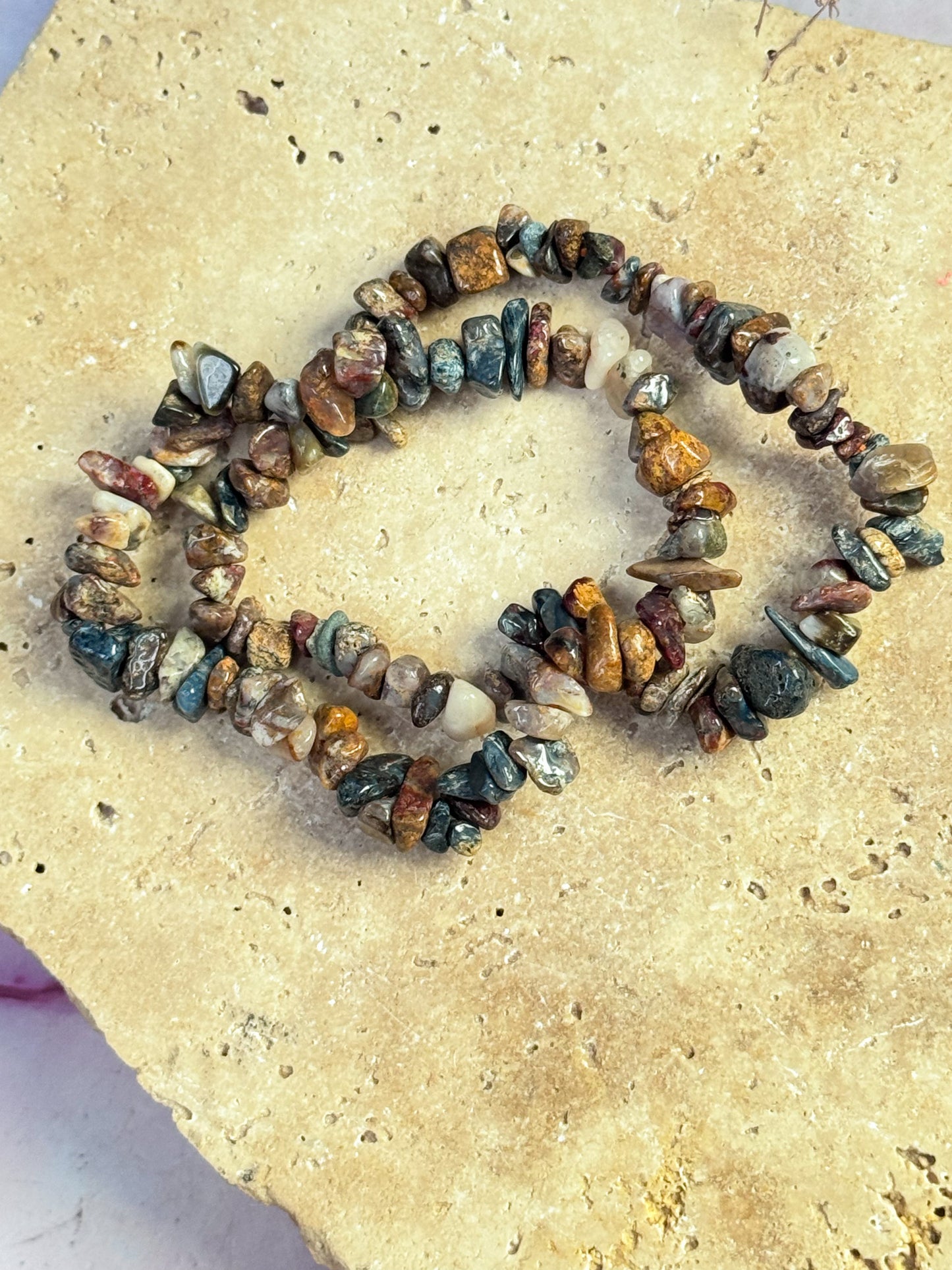 Pietersite Chip Bracelets