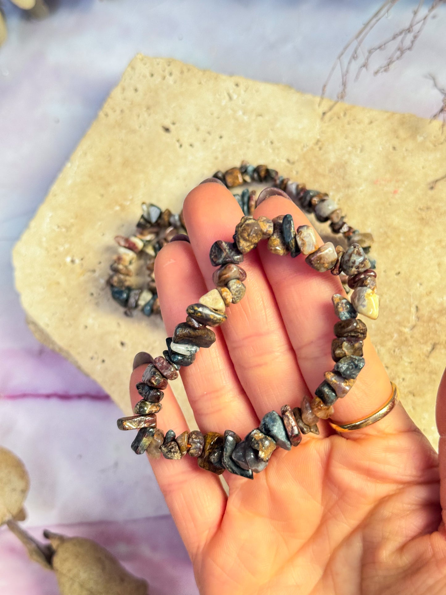 Pietersite Chip Bracelets