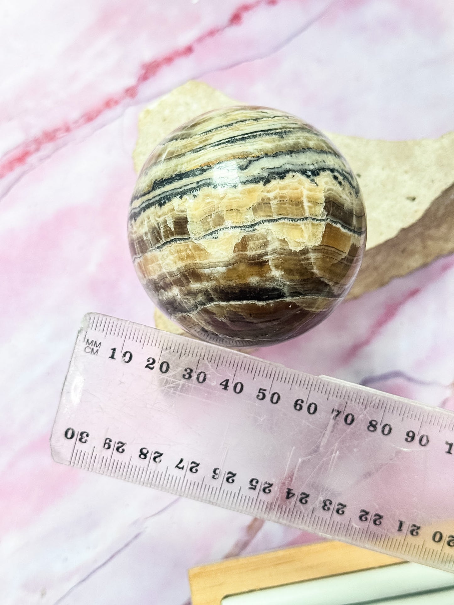 Chocolate Calcite Sphere