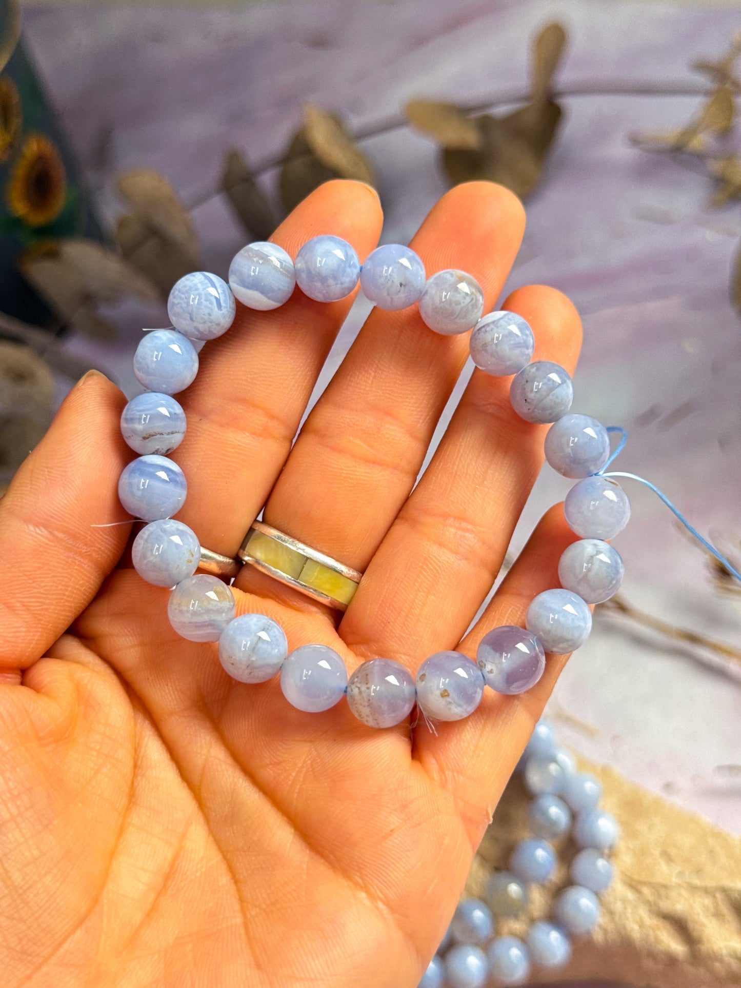 Blue Lace Agate Bracelets