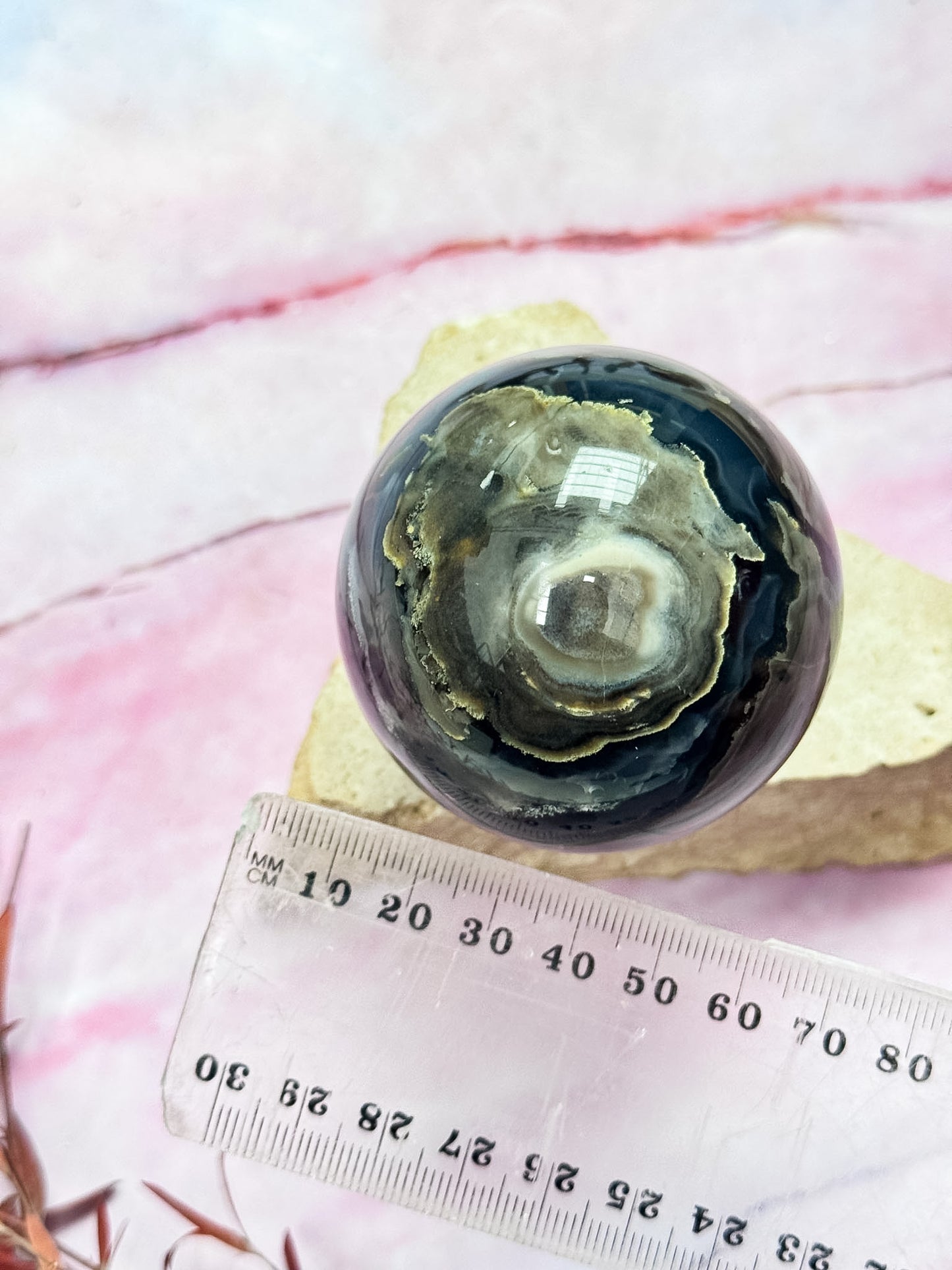Volcanic Agate Sphere