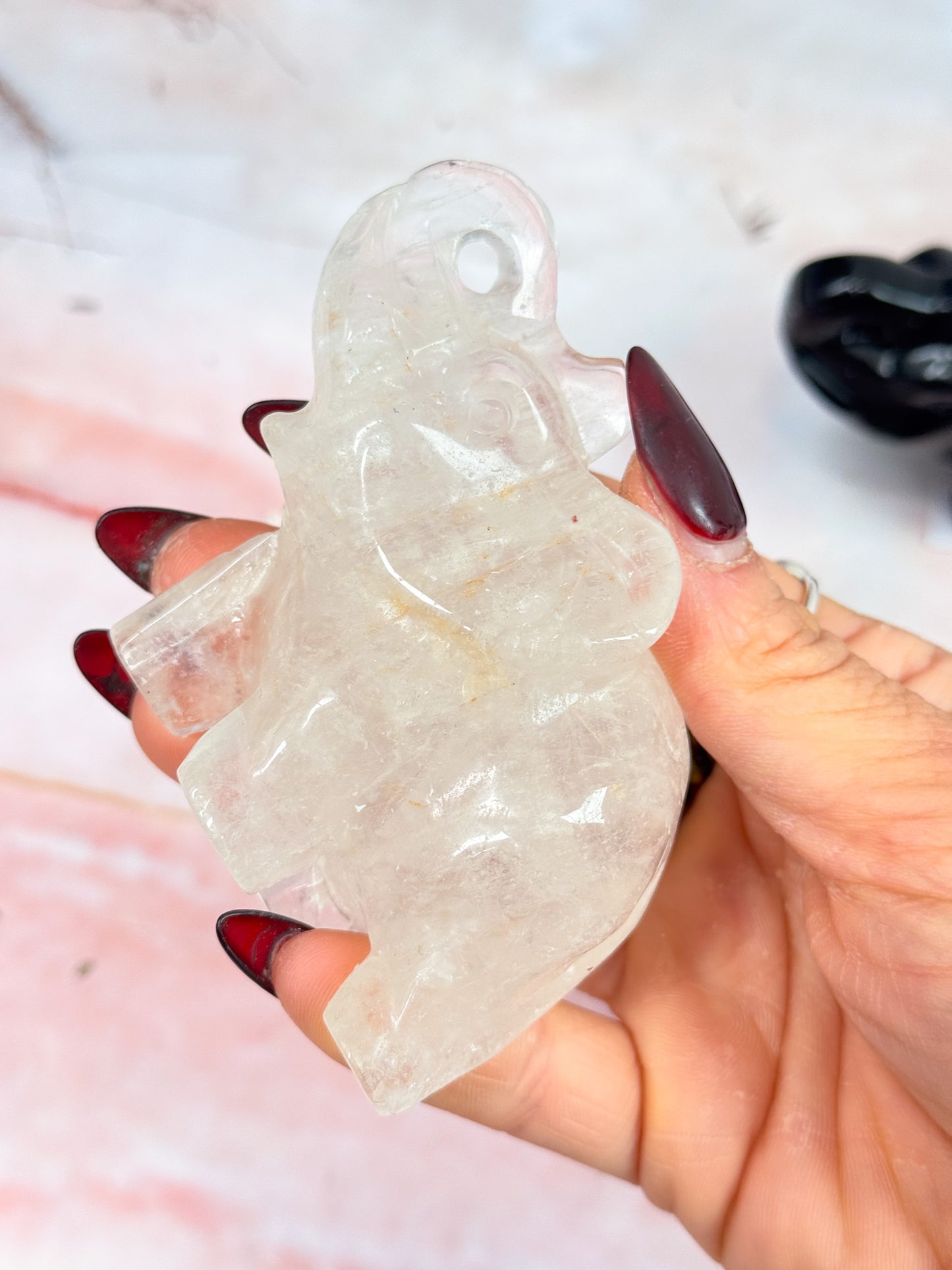 Crystal Elephant Carvings