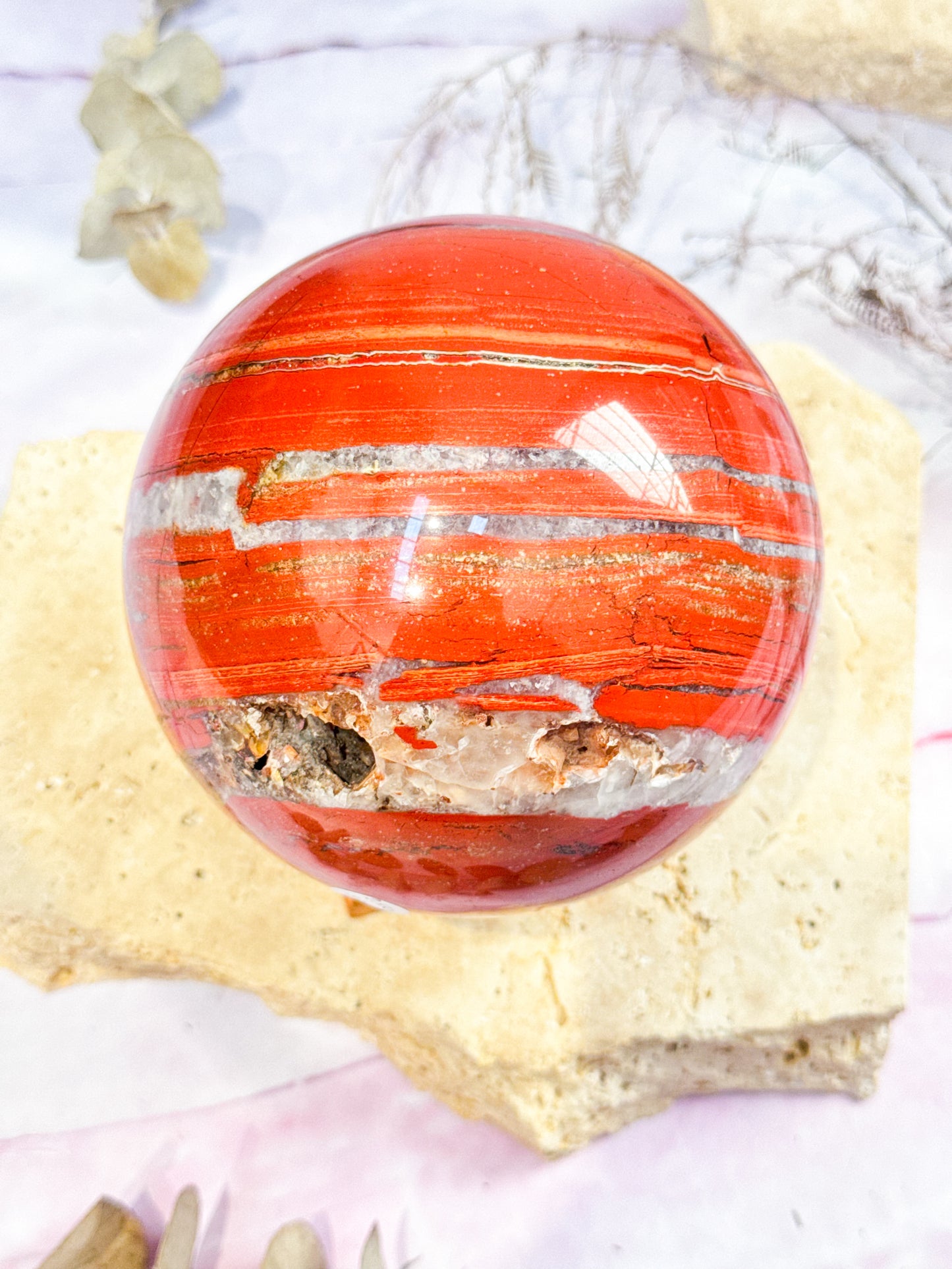 Red Jasper Sphere