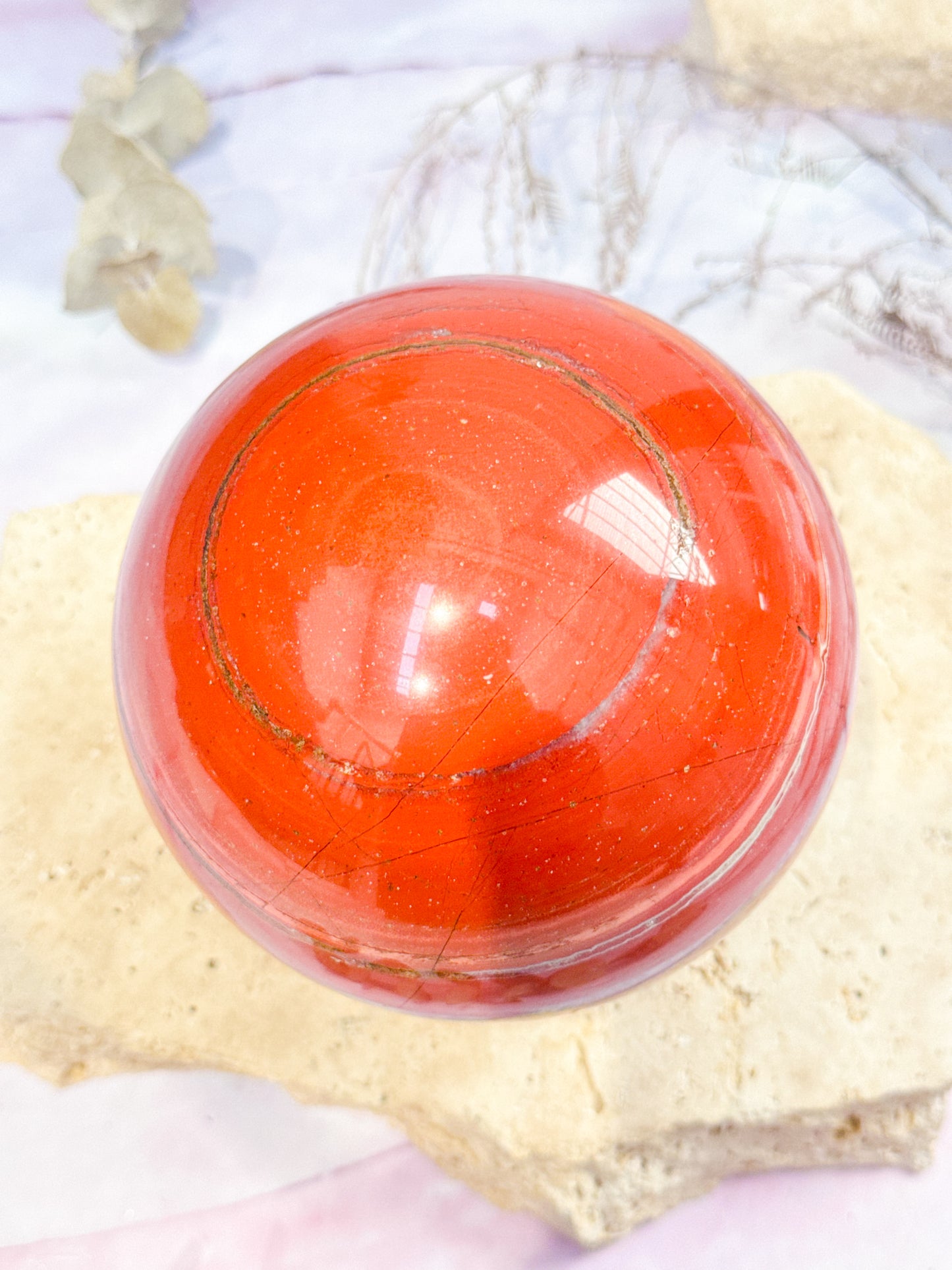 Red Jasper Sphere