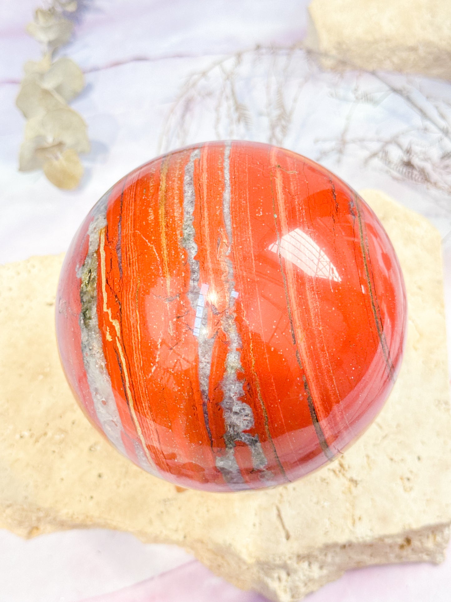 Red Jasper Sphere