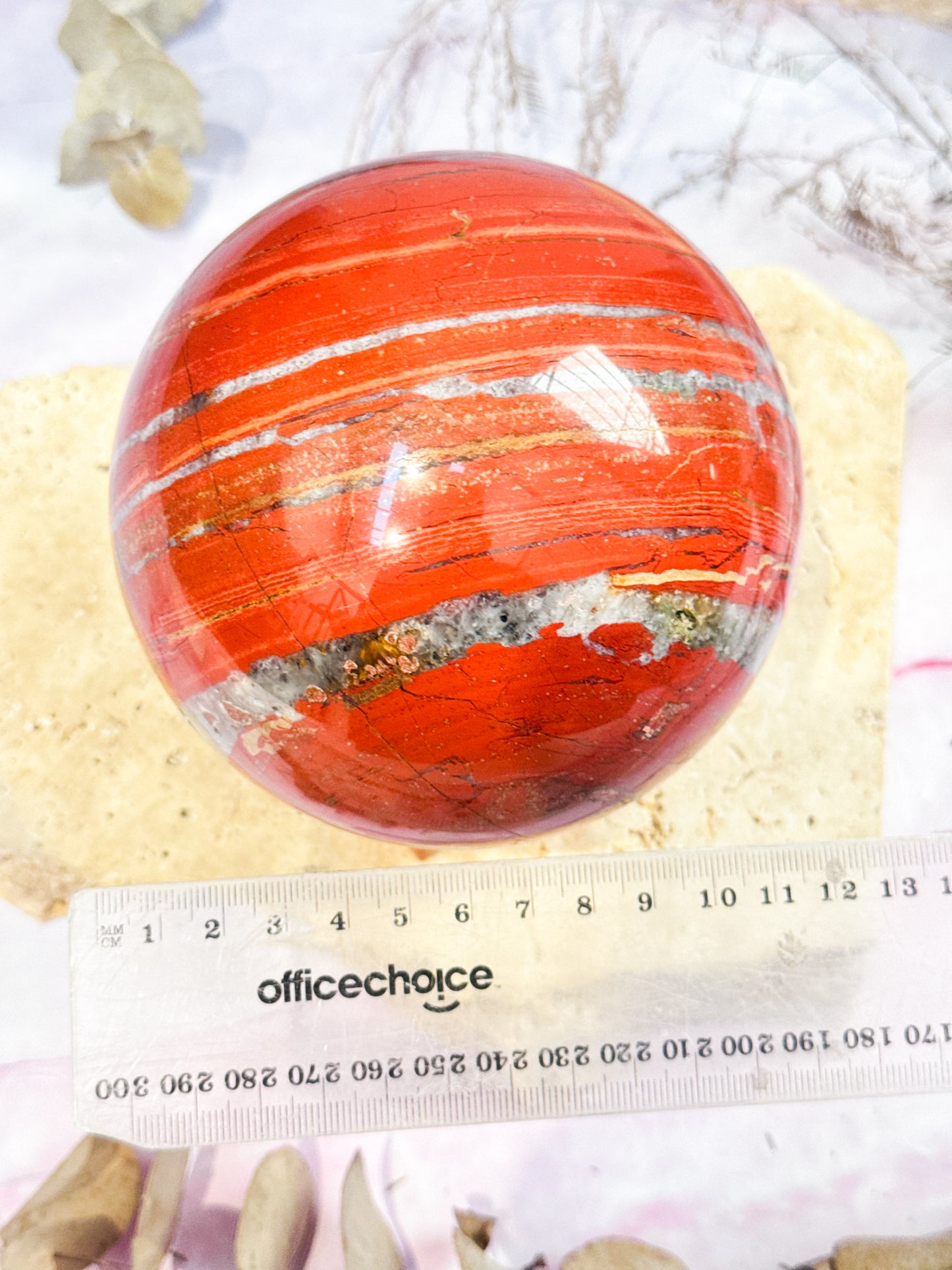 Red Jasper Sphere