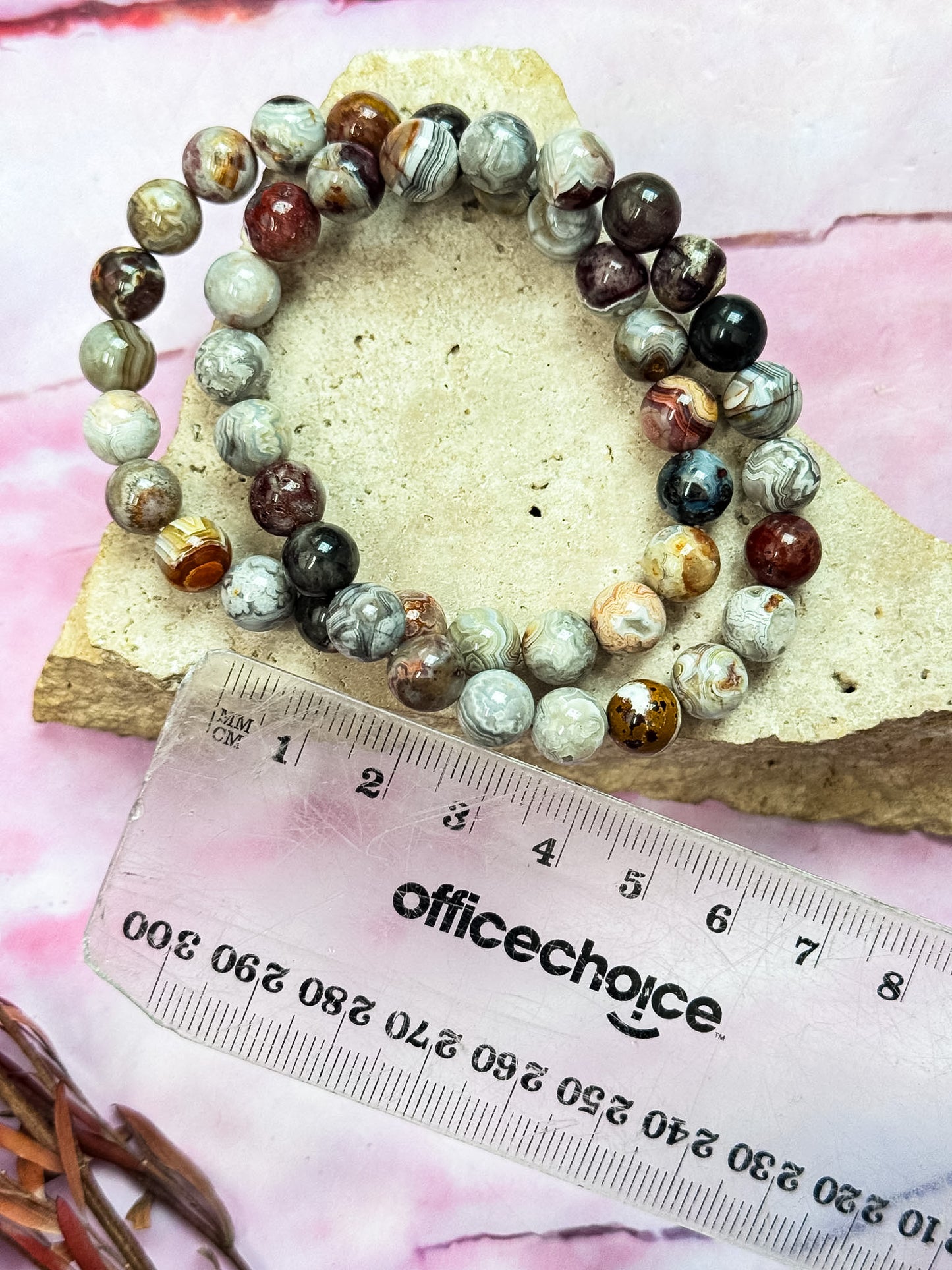 Mexican Crazy Lace Agate Bracelets