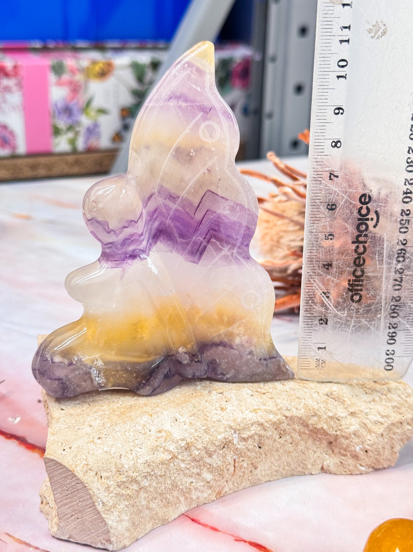 Fluorite Fairy Carvings