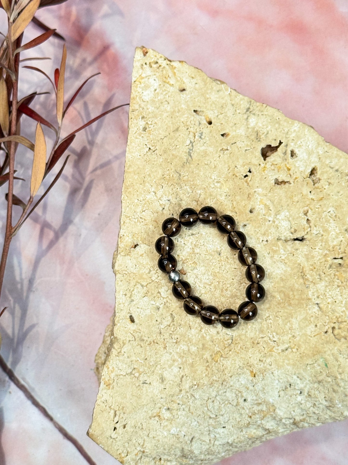 Crystal Anxiety Bead Rings