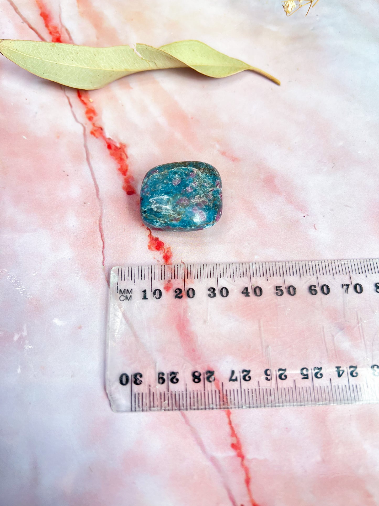 Ruby in Kyanite Tumbles