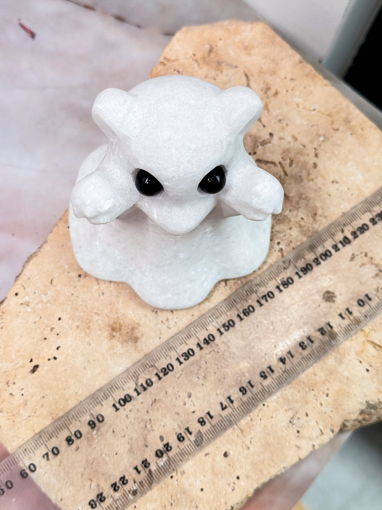 White Jade Cat Ghost